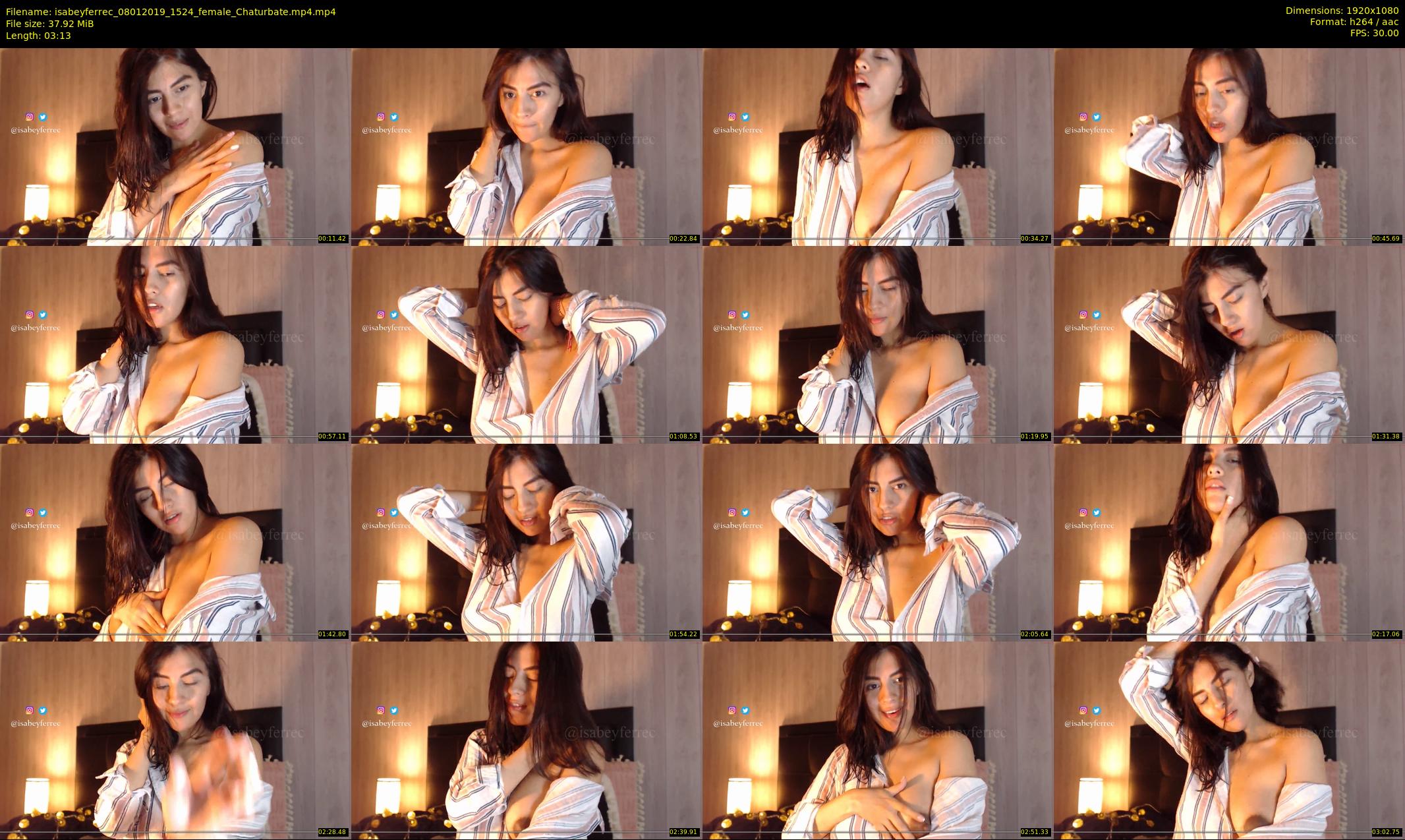 isabeyferrec — 4 minute Chaturbate female cam show recording, 1080p, Jan 8, 2019