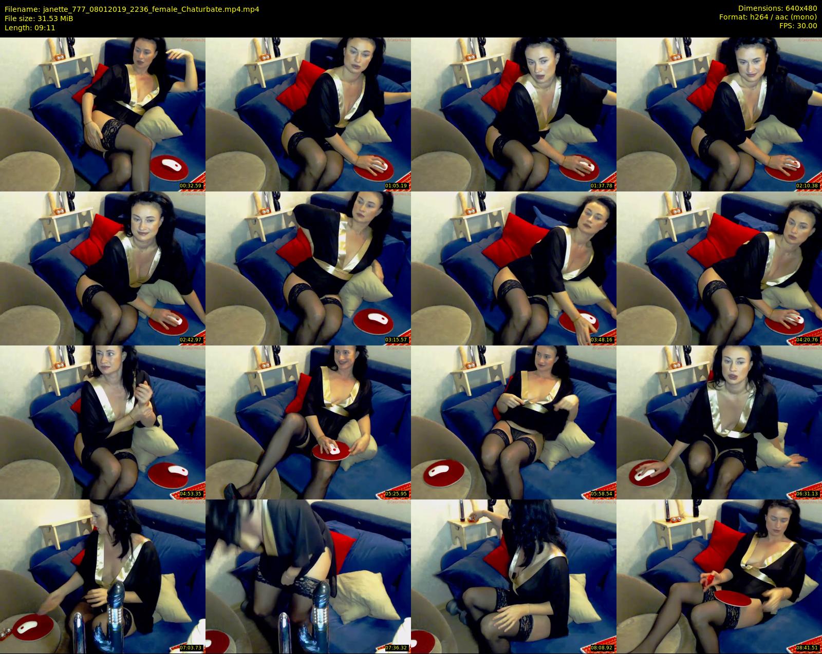 janette_777 — 10 minute Chaturbate female cam show recording, 480p, Jan 8, 2019