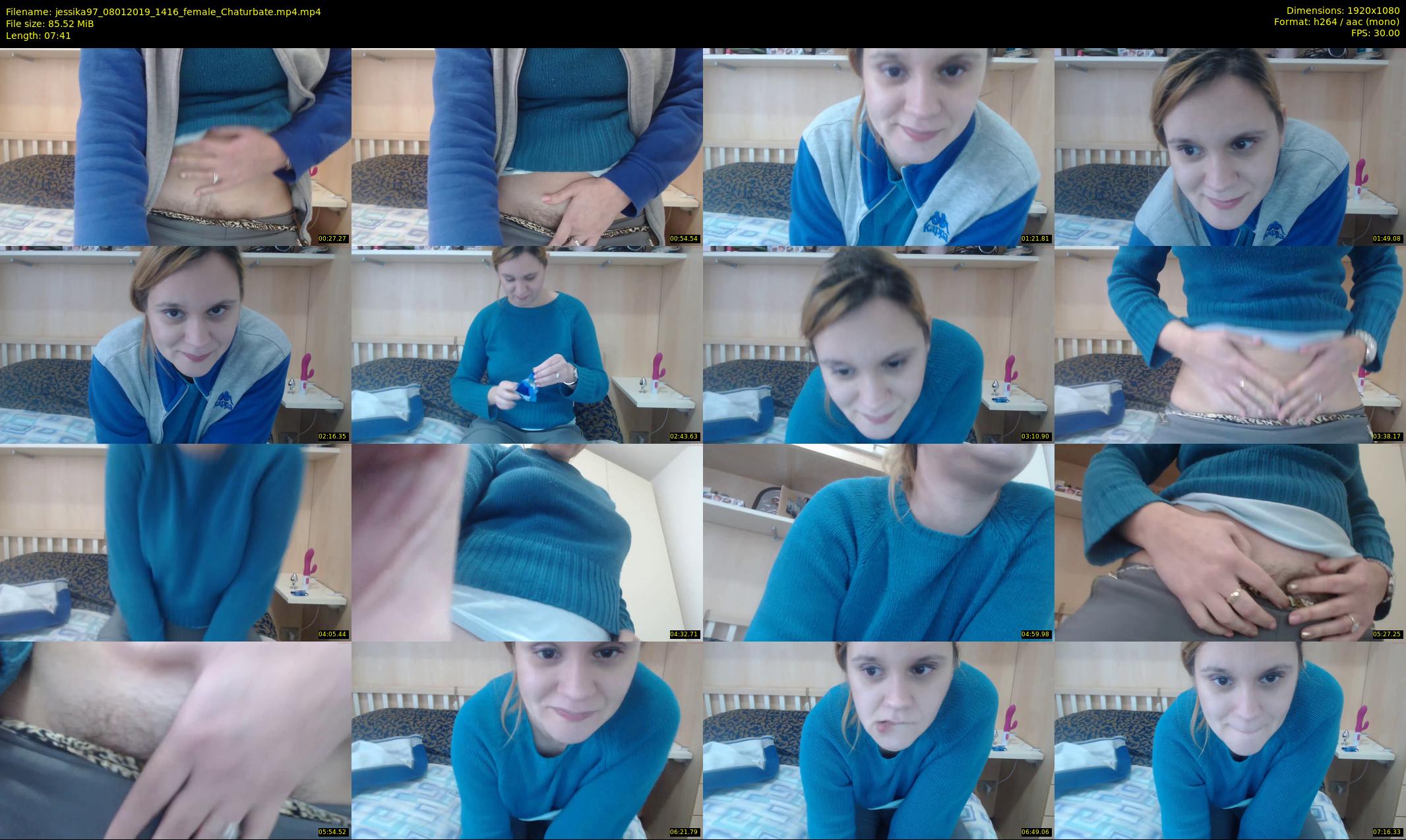 jessika97 — 8 minute Chaturbate female cam show recording, 1080p, Jan 8, 2019