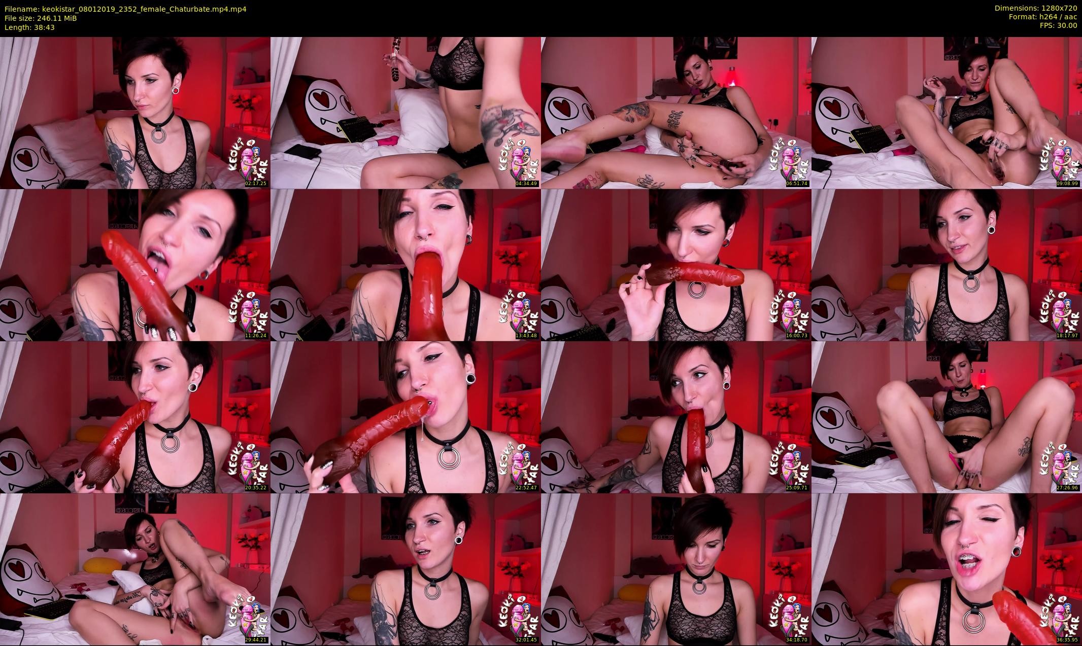 keokistar — 39 minute Chaturbate female cam show recording, 720p, Jan 8, 2019