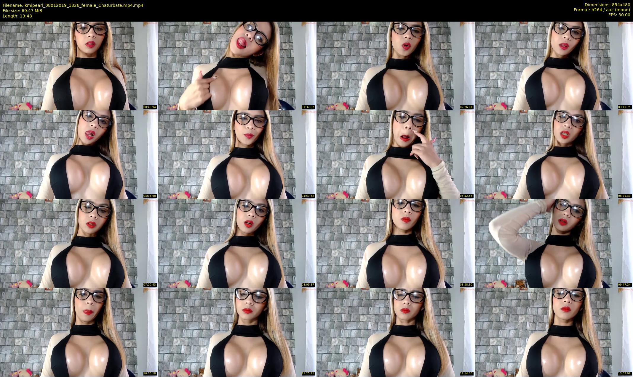 kmipearl — 14 minute Chaturbate female cam show recording, 480p, Jan 8, 2019