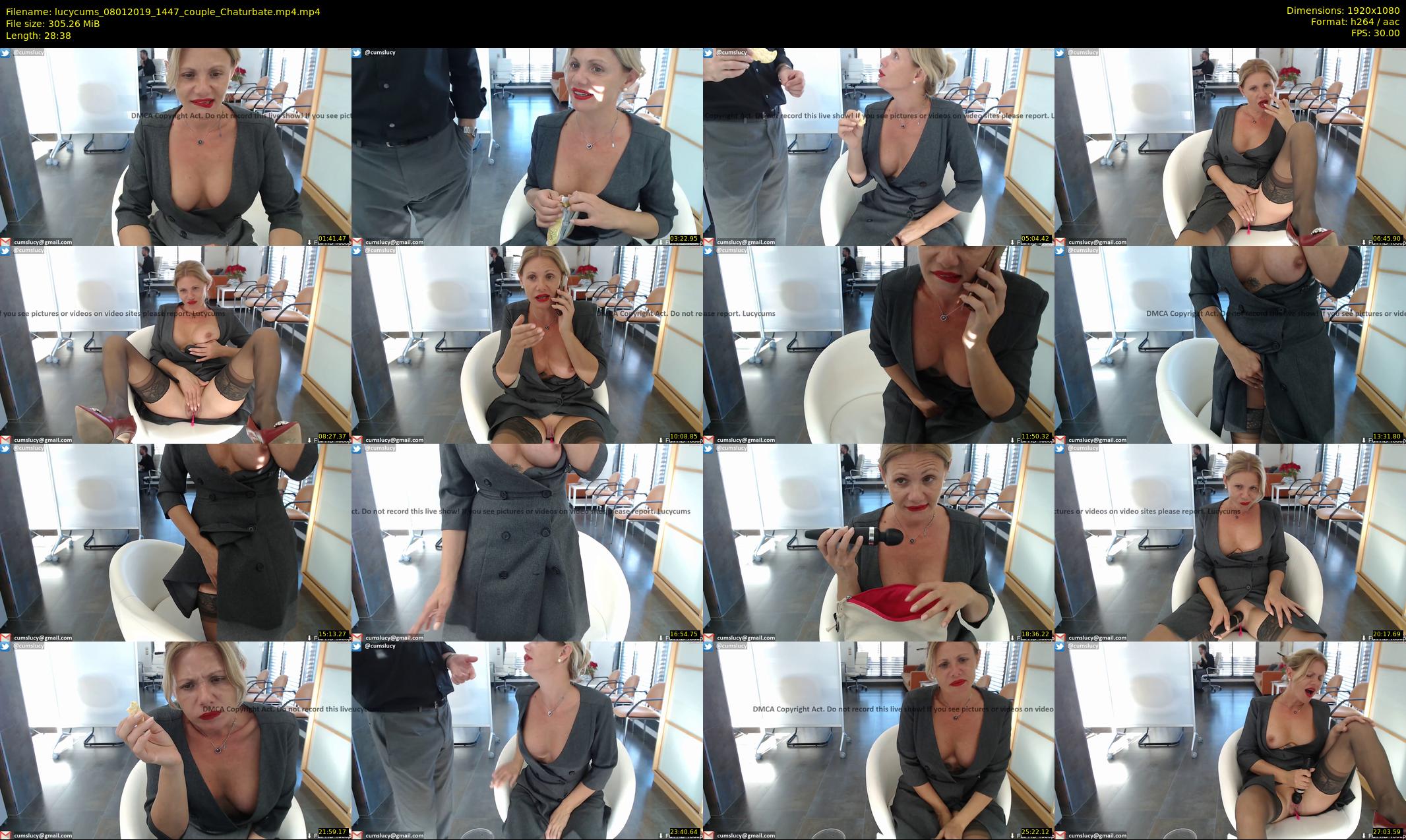 lucycums — 29 minute Chaturbate couple cam show recording, 1080p, Jan 8, 2019