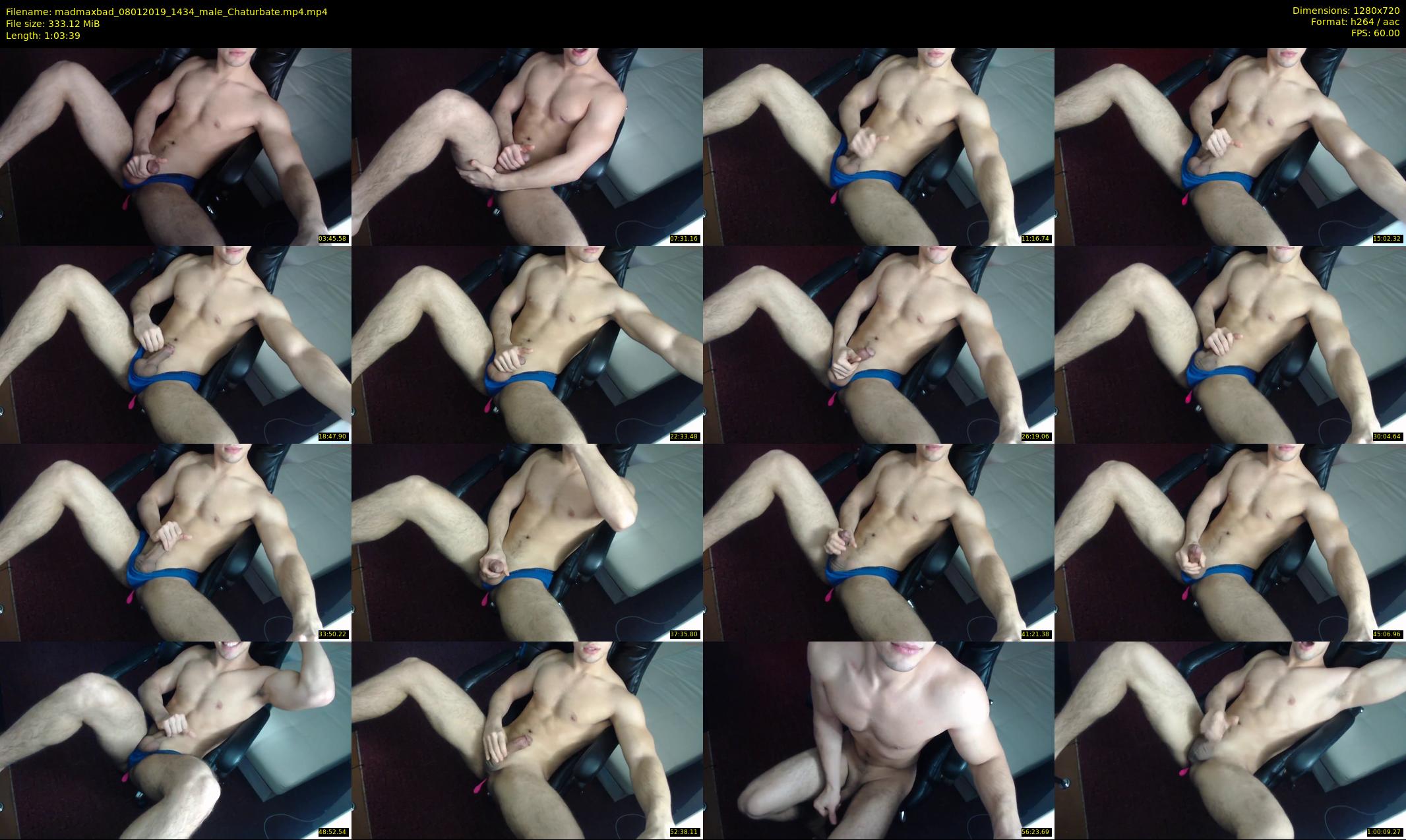 madmaxbad — 64 minute Chaturbate male cam show recording, 720p, Jan 8, 2019
