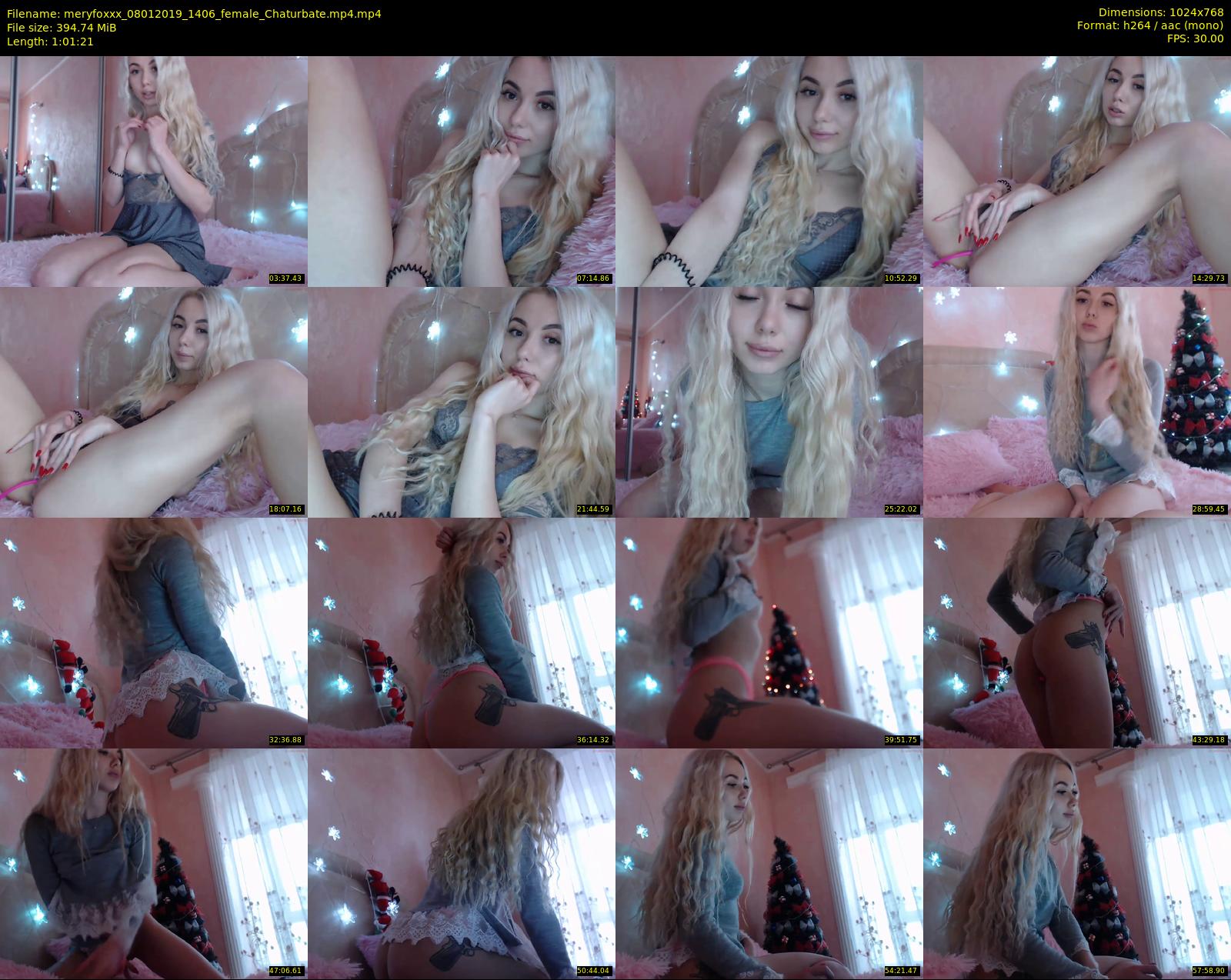 meryfoxxx — 62 minute Chaturbate female cam show recording, 720p, Jan 8, 2019