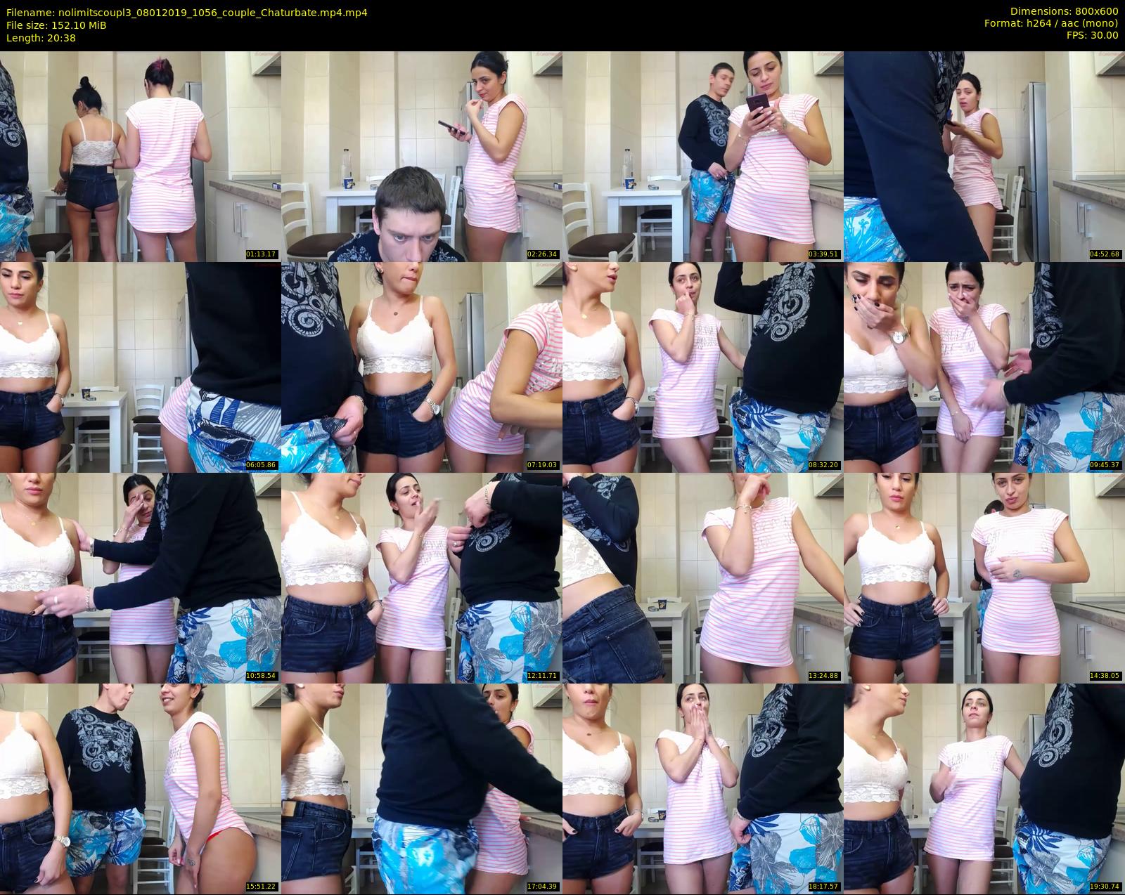 nolimitscoupl3 — 21 minute Chaturbate couple cam show recording, 480p, Jan 8, 2019