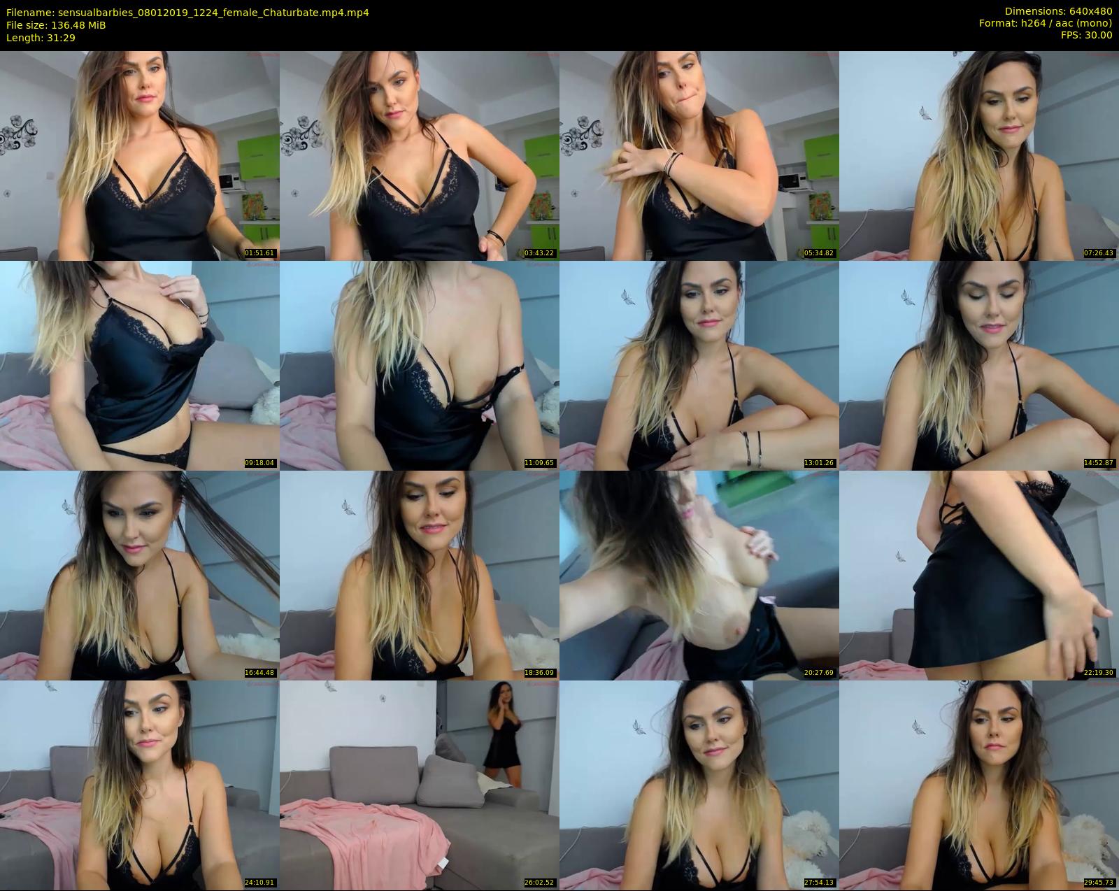 sensualbarbies — 32 minute Chaturbate female cam show recording, 480p, Jan 8, 2019