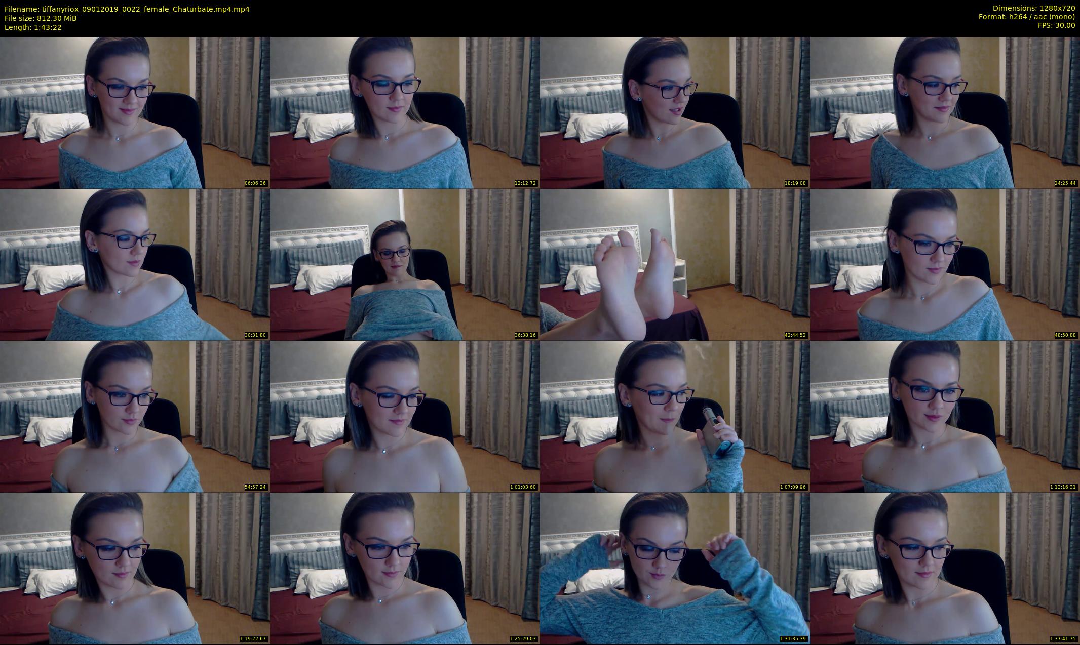 tiffanyriox — 104 minute Chaturbate female cam show recording, 720p, Jan 9, 2019
