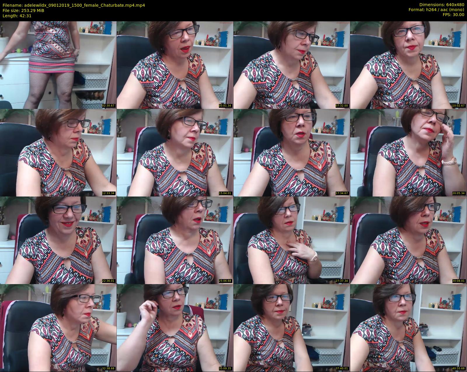 adelewildx — 43 minute Chaturbate female cam show recording, 480p, Jan 9, 2019