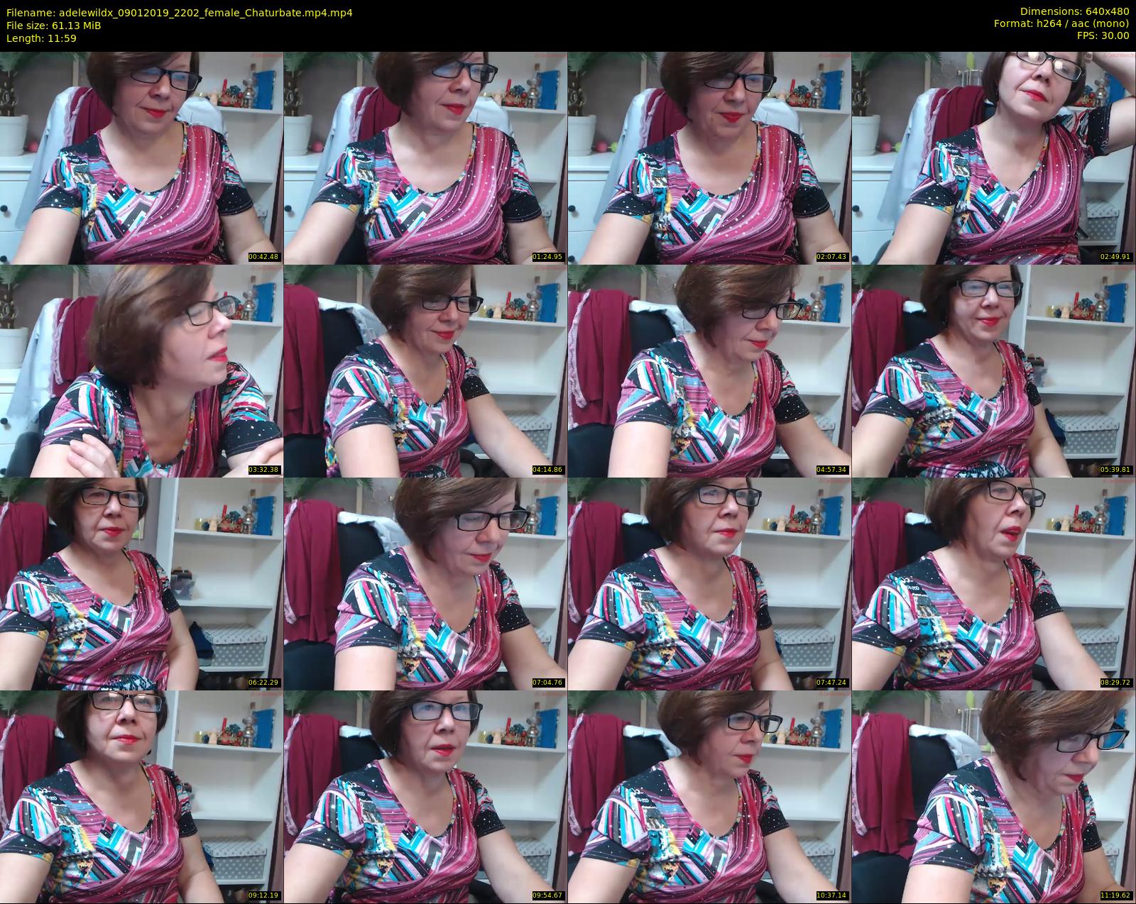adelewildx — 12 minute Chaturbate female cam show recording, 480p, Jan 9, 2019