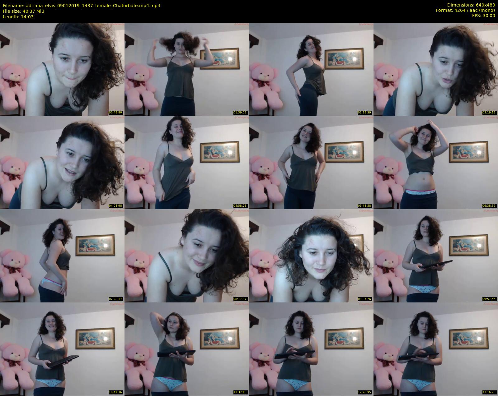 adriana_elvis — 15 minute Chaturbate couple cam show recording, 480p, Jan 9, 2019
