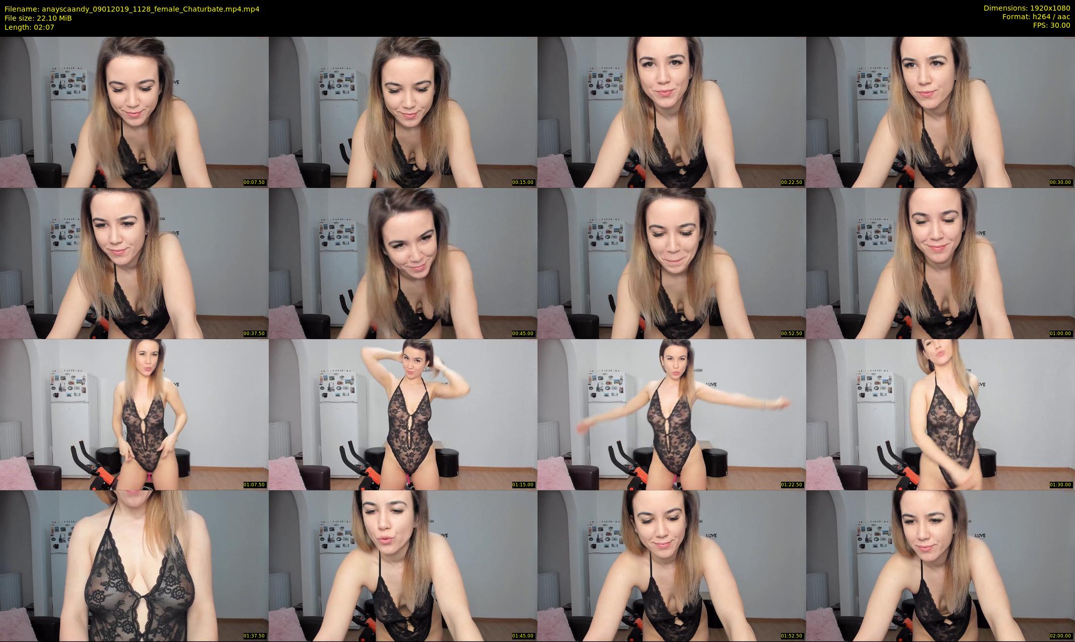 anayscaandy — 3 minute Chaturbate female cam show recording, 1080p, Jan 9, 2019