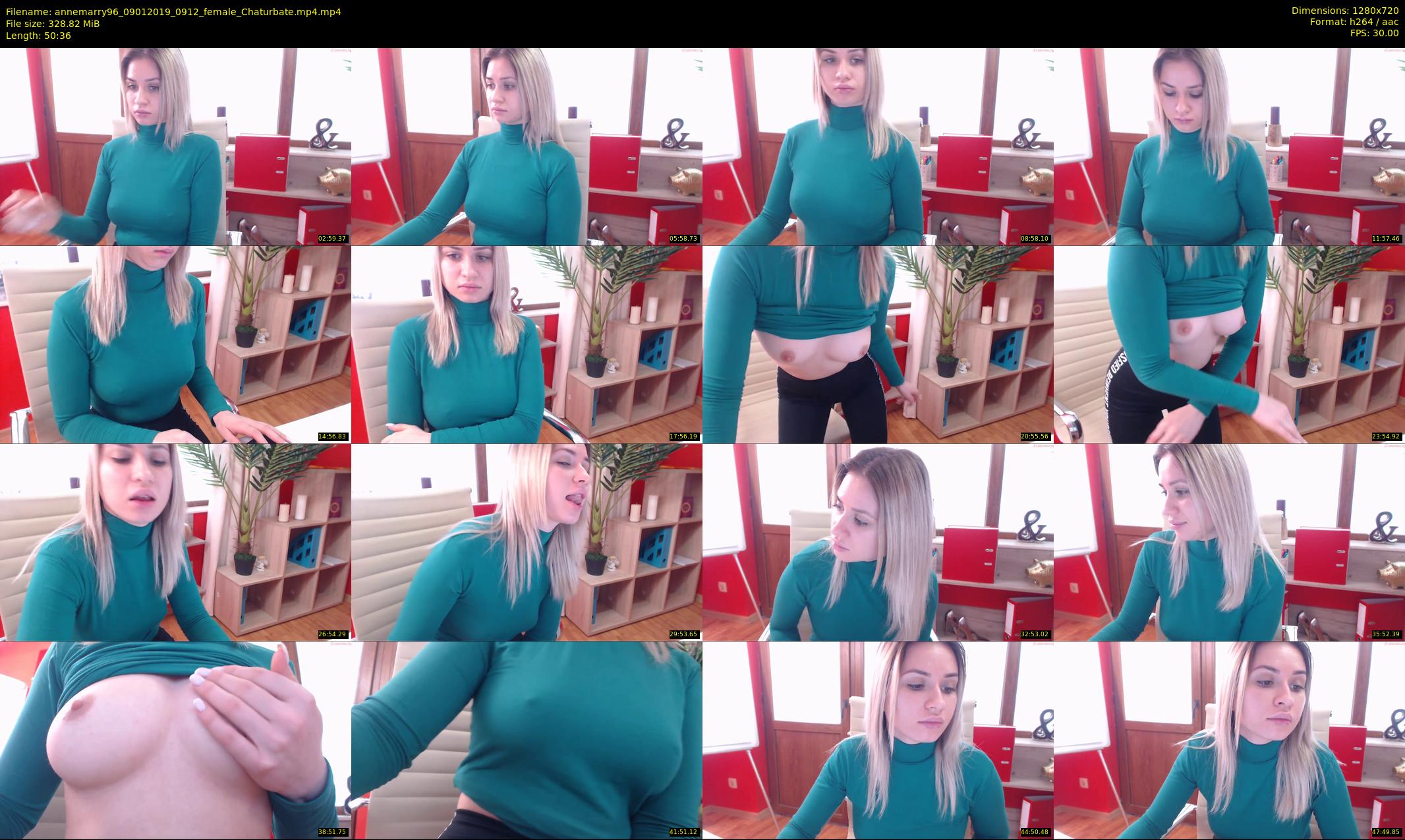 annemarry96 — 51 minute Chaturbate female cam show recording, 720p, Jan 9, 2019