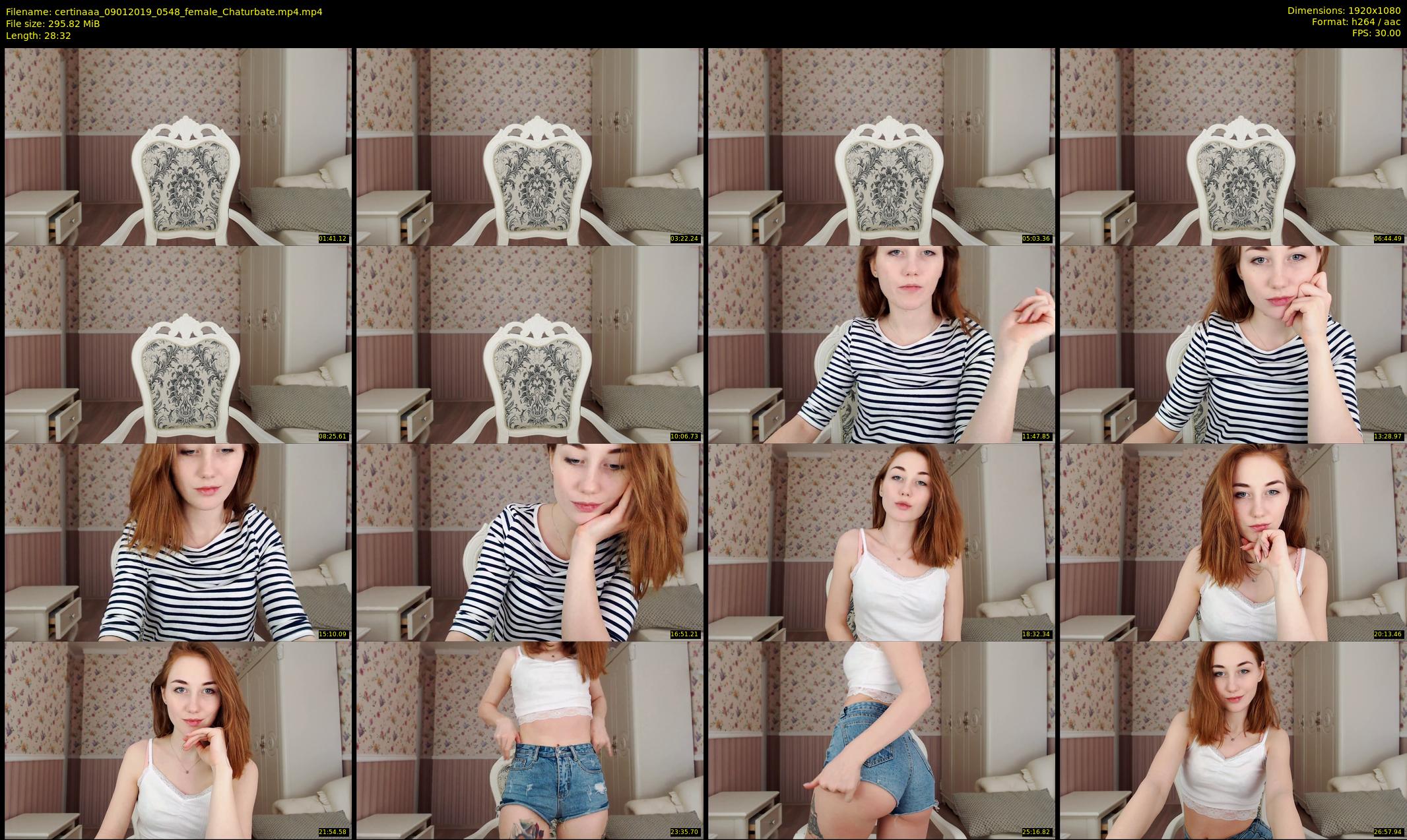 certinaaa — 29 minute Chaturbate female cam show recording, 1080p, Jan 9, 2019