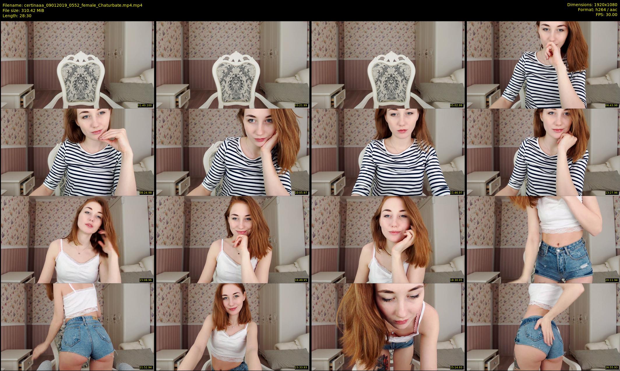 certinaaa — 29 minute Chaturbate female cam show recording, 1080p, Jan 9, 2019
