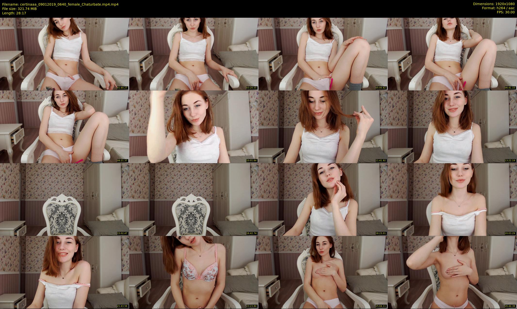 certinaaa — 29 minute Chaturbate female cam show recording, 1080p, Jan 9, 2019