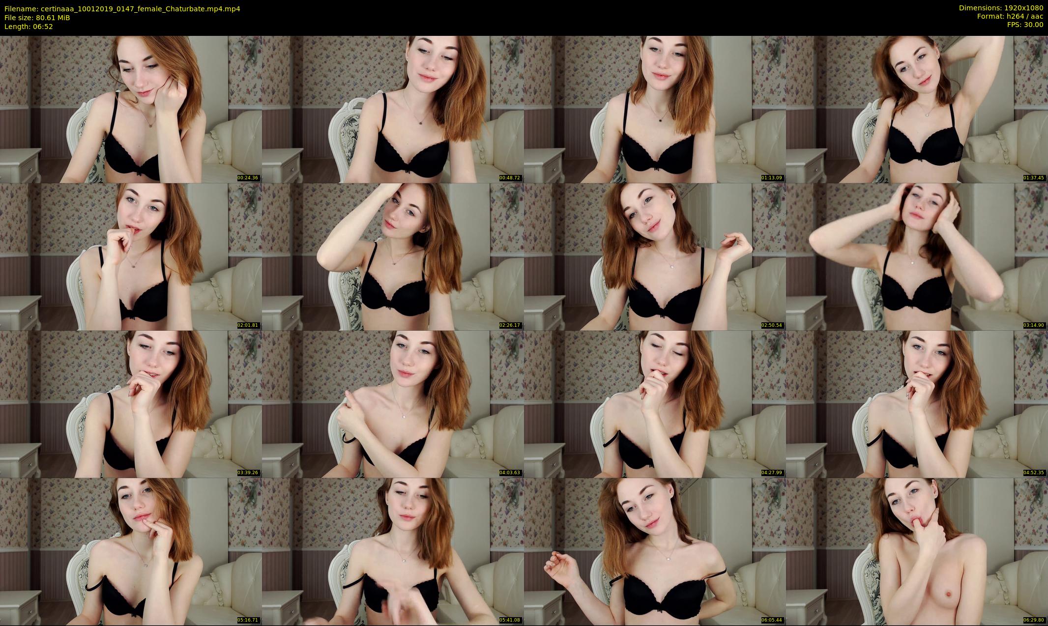 certinaaa — 7 minute Chaturbate female cam show recording, 1080p, Jan 10, 2019