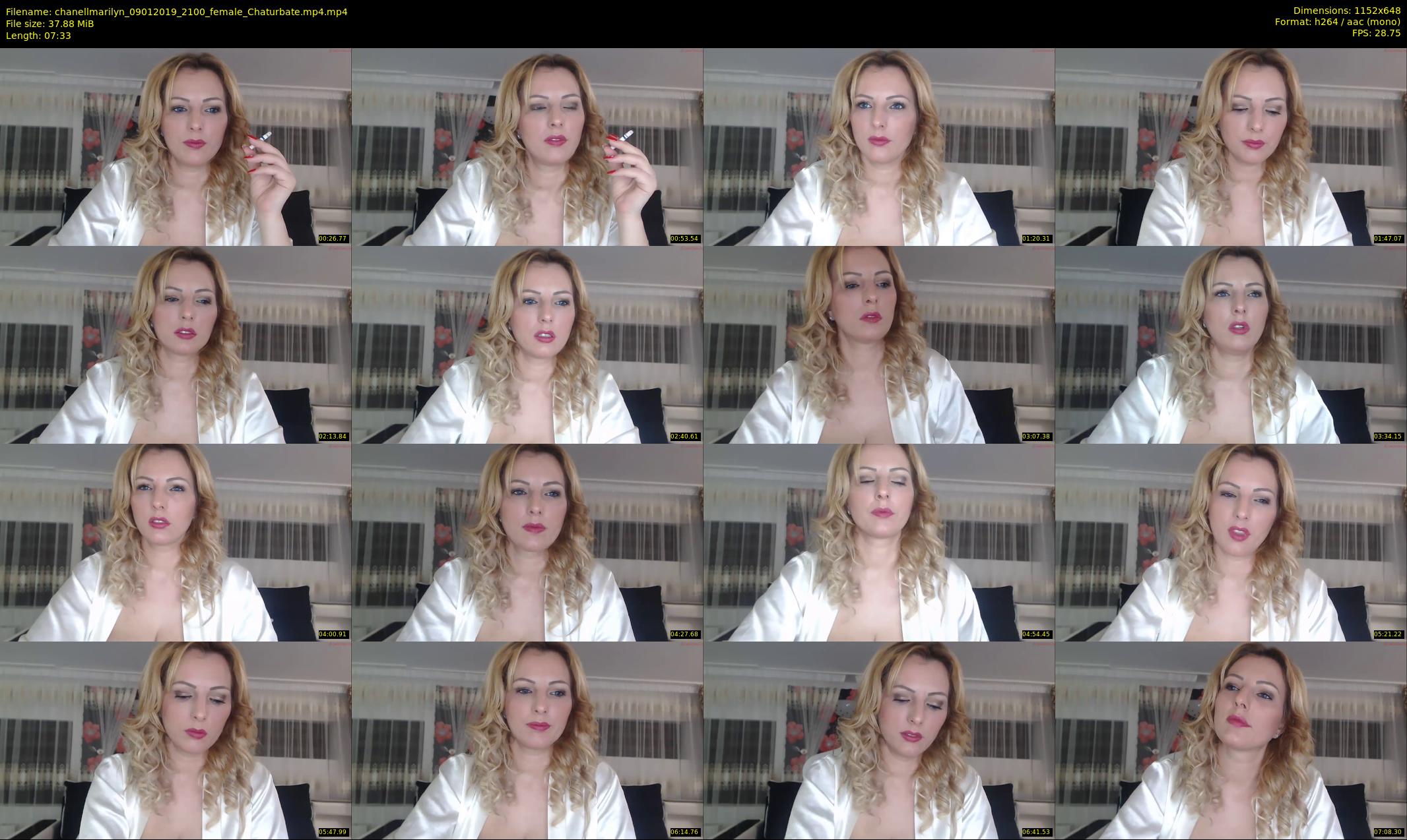 chanellmarilyn — 8 minute Chaturbate female cam show recording, 480p, Jan 9, 2019