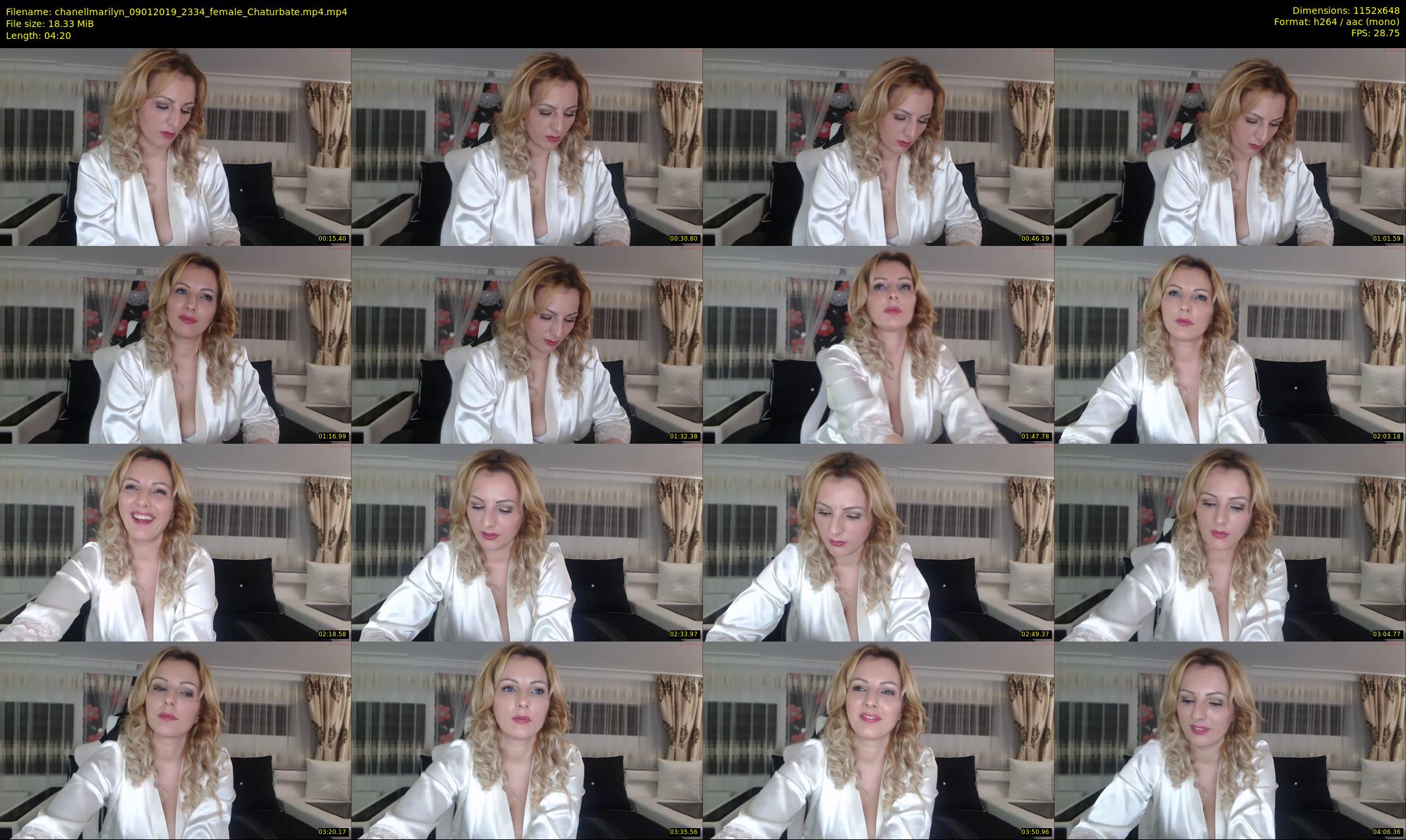 chanellmarilyn — 5 minute Chaturbate female cam show recording, 480p, Jan 9, 2019