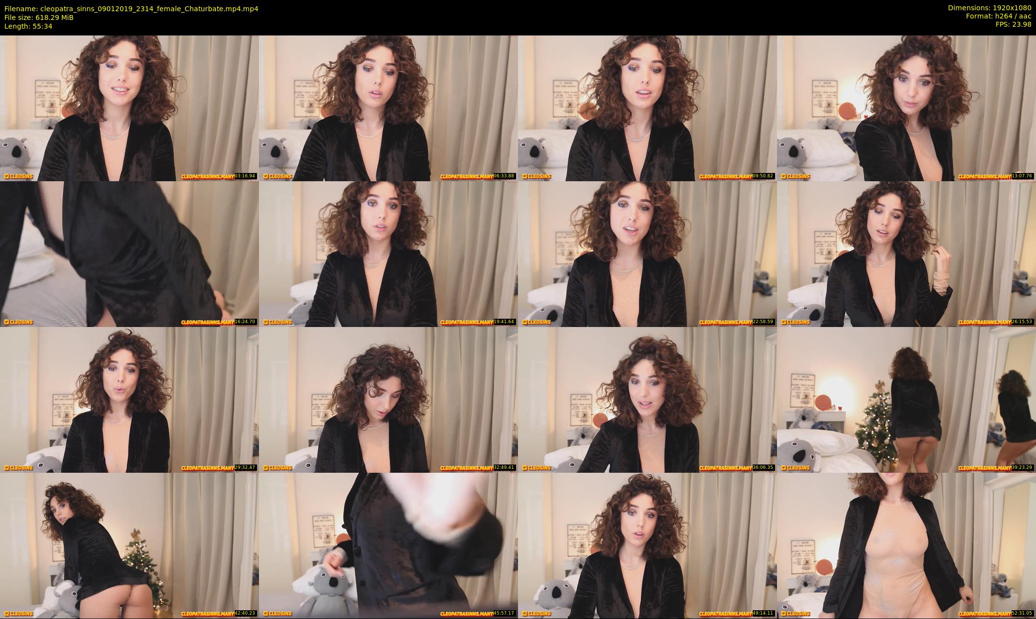 cleopatra_sinns — 56 minute Chaturbate female cam show recording, 1080p, Jan 9, 2019