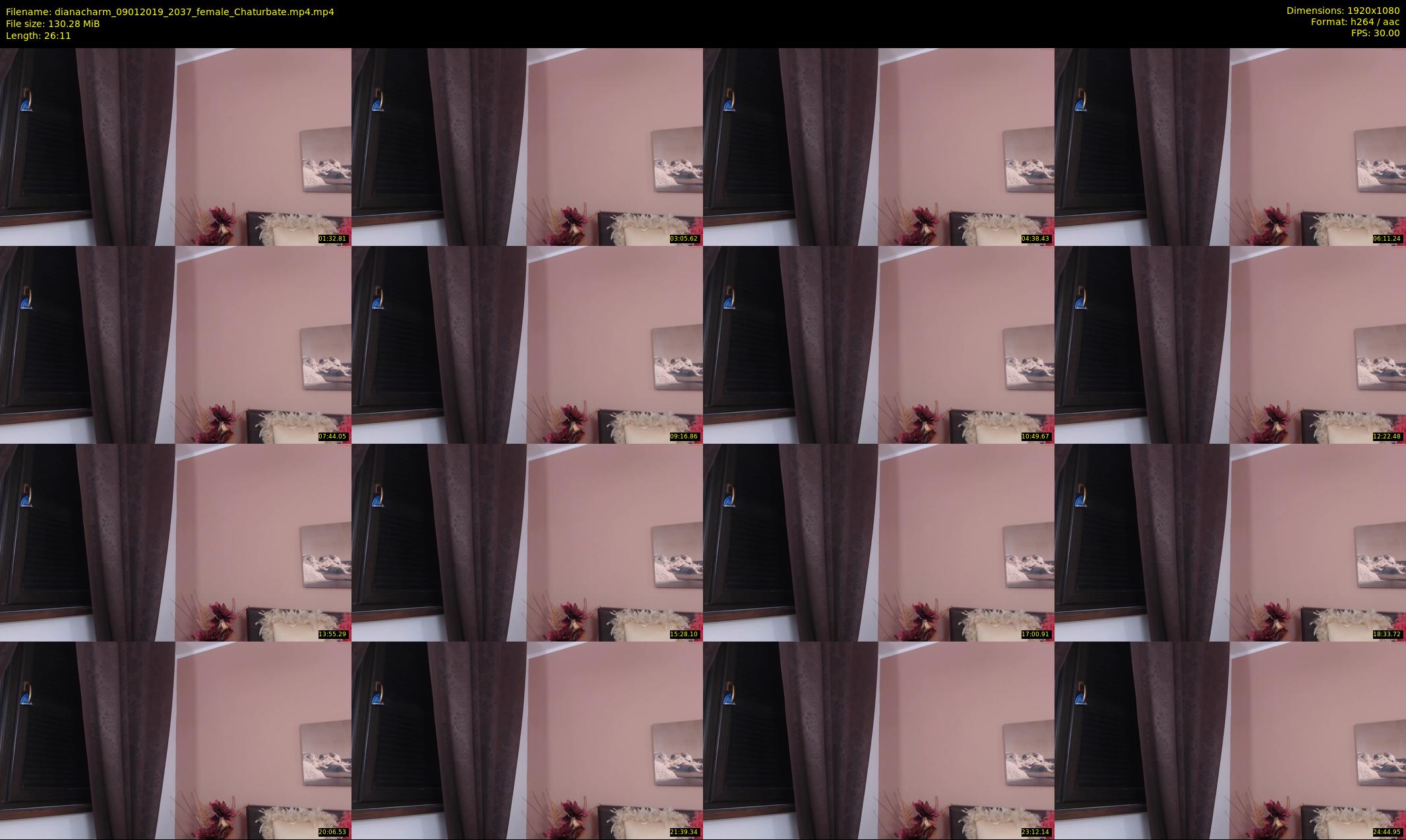 dianacharm — 27 minute Chaturbate female cam show recording, 1080p, Jan 9, 2019