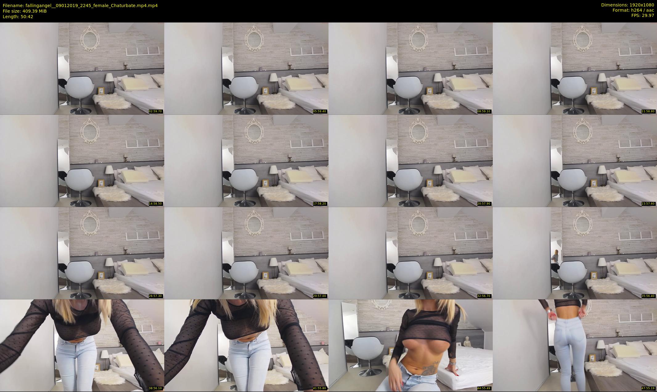 fallingangel_ — 51 minute Chaturbate female cam show recording, 1080p, Jan 9, 2019