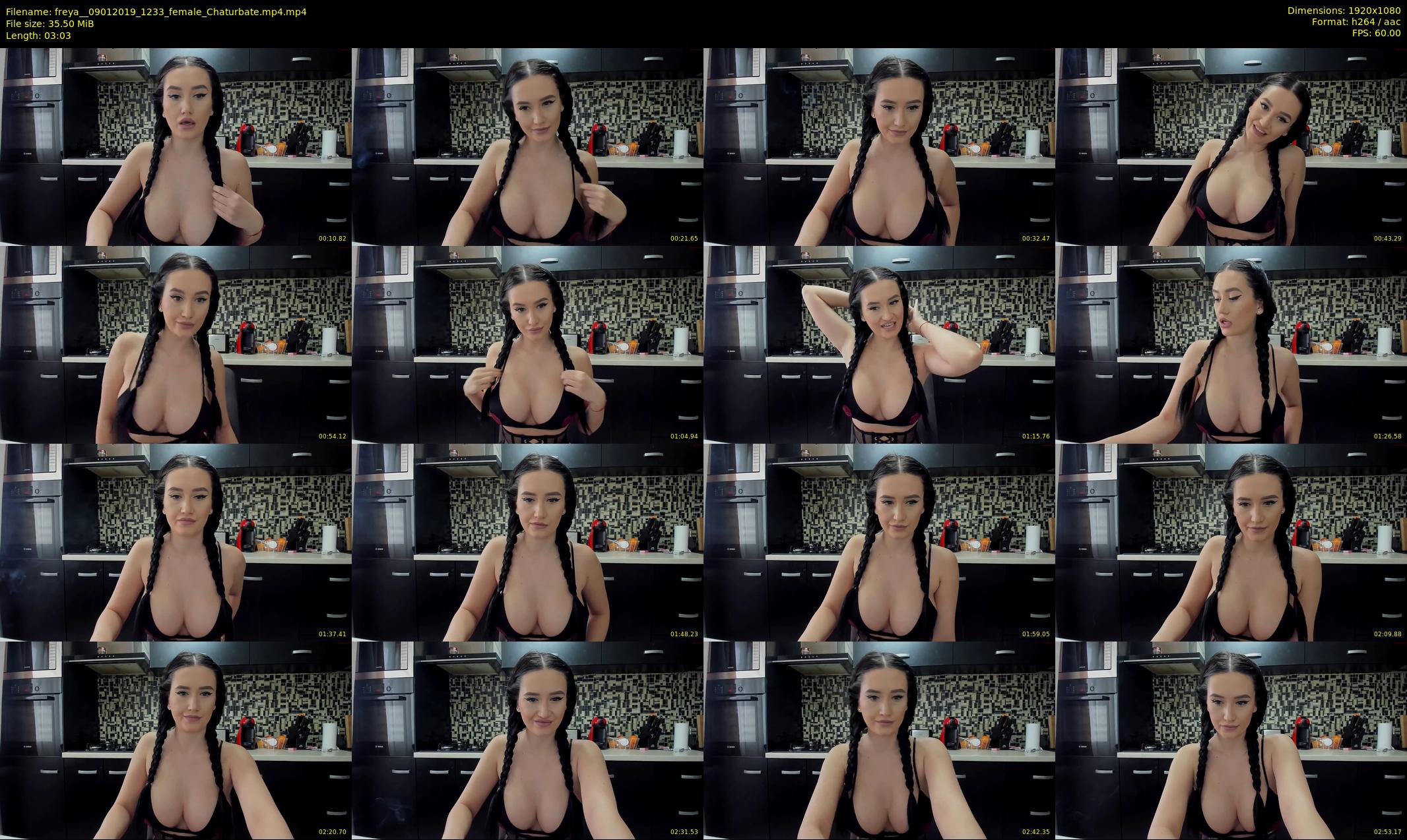 freya_ — 4 minute Chaturbate female cam show recording, 1080p, Jan 9, 2019