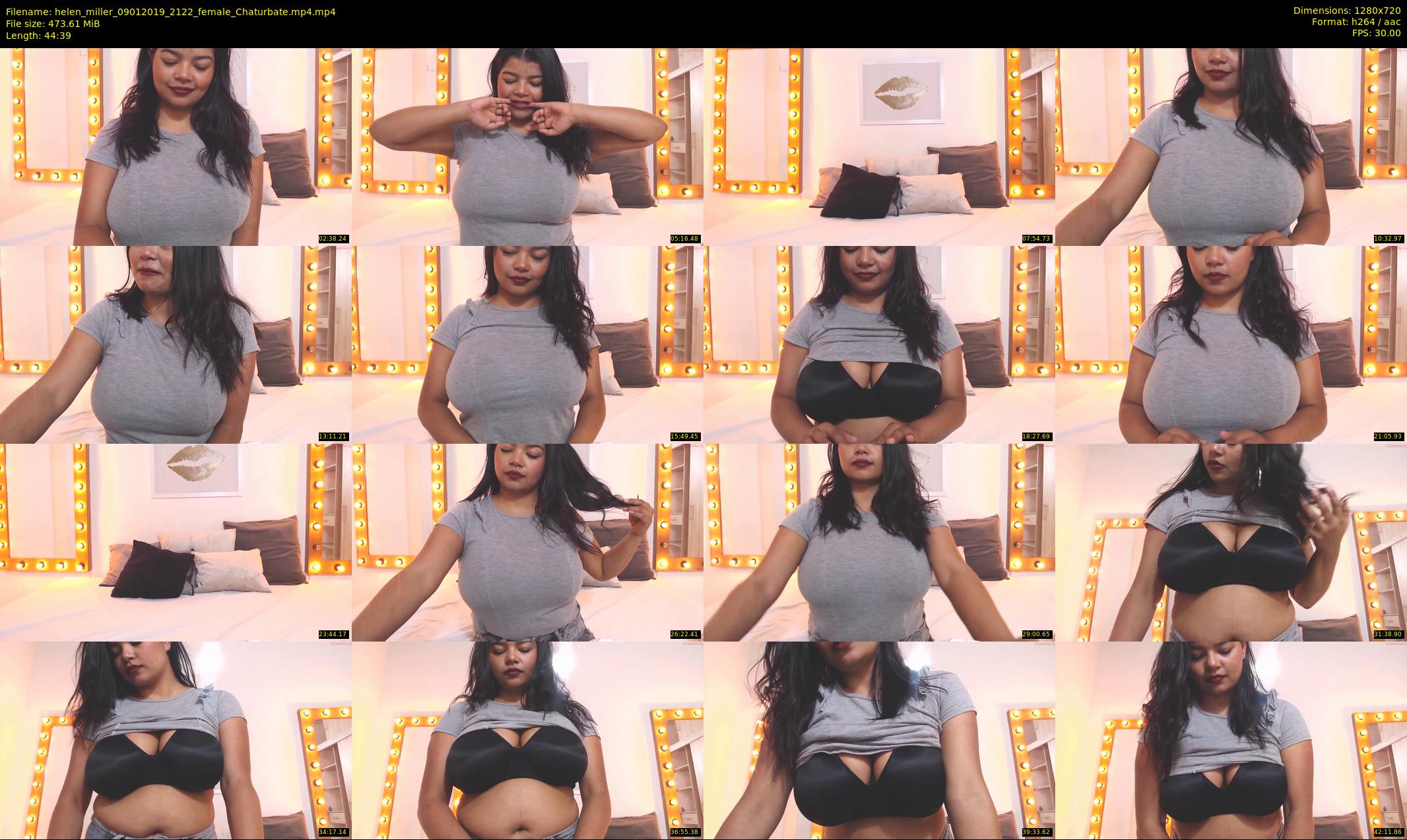 helen_miller — 45 minute Chaturbate female cam show recording, 720p, Jan 9, 2019