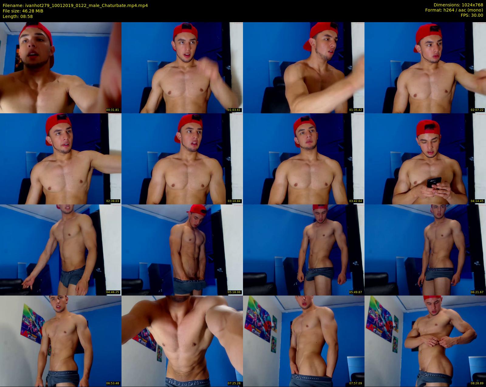 ivanhot279 — 9 minute Chaturbate male cam show recording, 720p, Jan 10, 2019