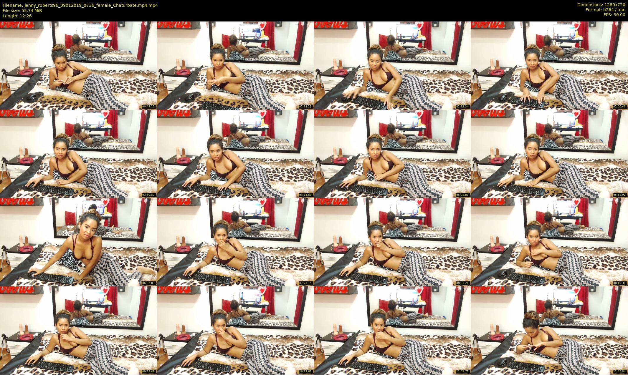 jenny_roberts96 — 13 minute Chaturbate female cam show recording, 720p, Jan 9, 2019