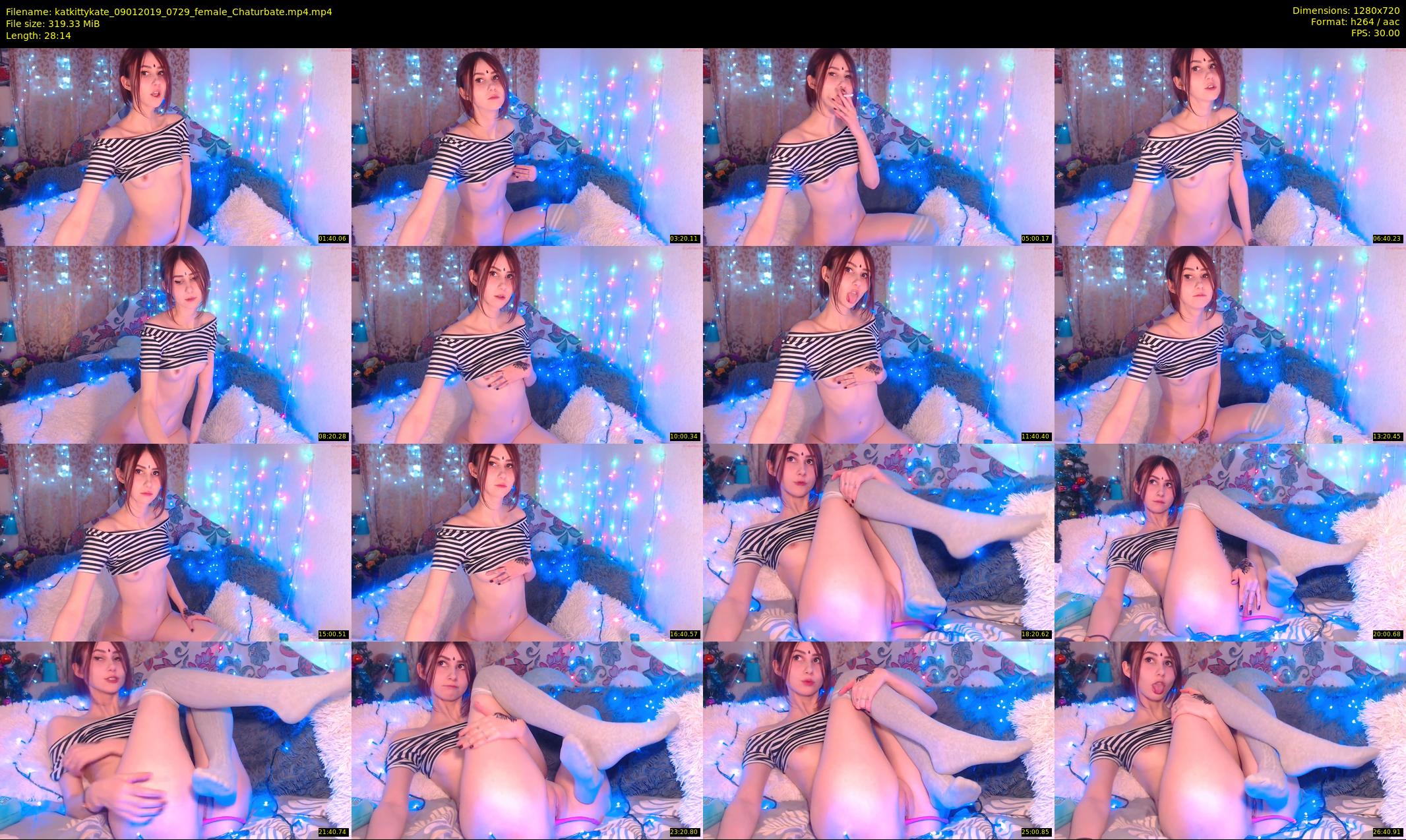 katkittykate — 29 minute Chaturbate female cam show recording, 720p, Jan 9, 2019