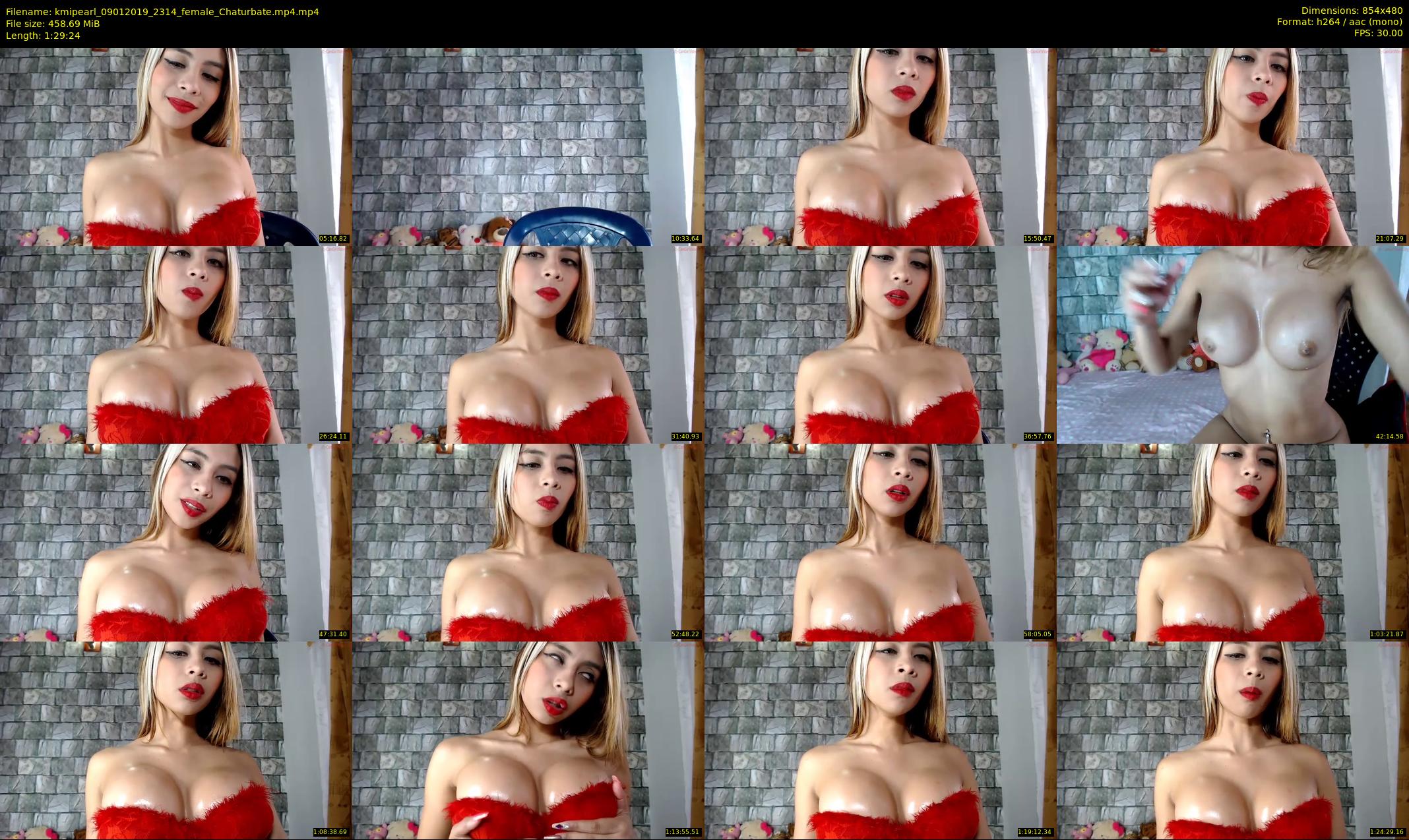 kmipearl — 90 minute Chaturbate female cam show recording, 480p, Jan 9, 2019