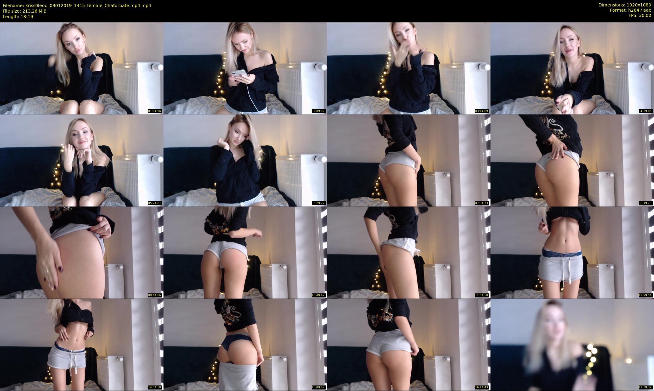 kriss0leoo — 19 minute Chaturbate couple cam show recording, 1080p, Jan 9, 2019