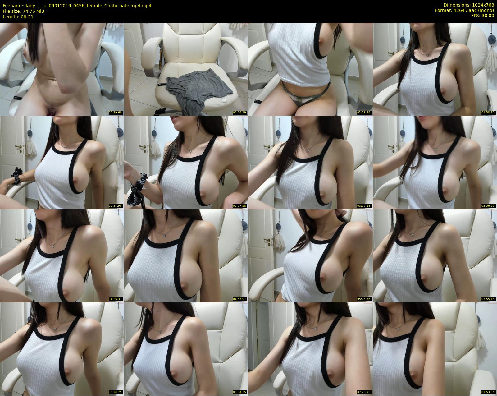 lady____a — 9 minute Chaturbate female cam show recording, 720p, Jan 9, 2019