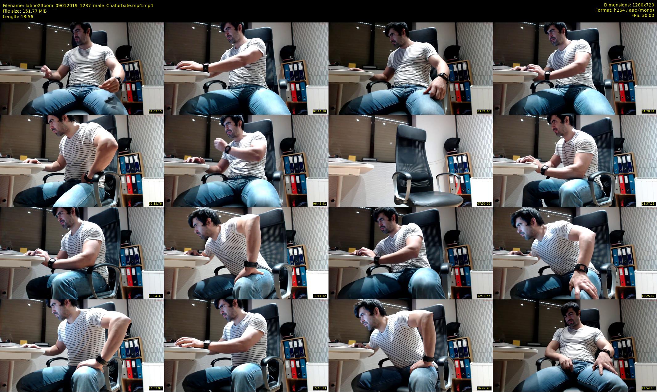 latino23bom — 19 minute Chaturbate male cam show recording, 720p, Jan 9, 2019