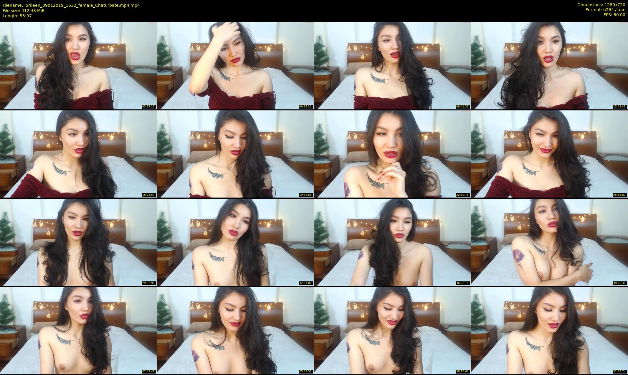 lorileen — 56 minute Chaturbate female cam show recording, 720p, Jan 9, 2019