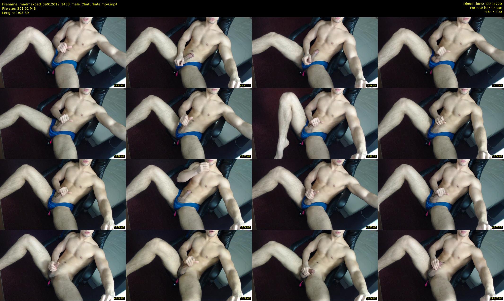madmaxbad — 64 minute Chaturbate male cam show recording, 720p, Jan 9, 2019