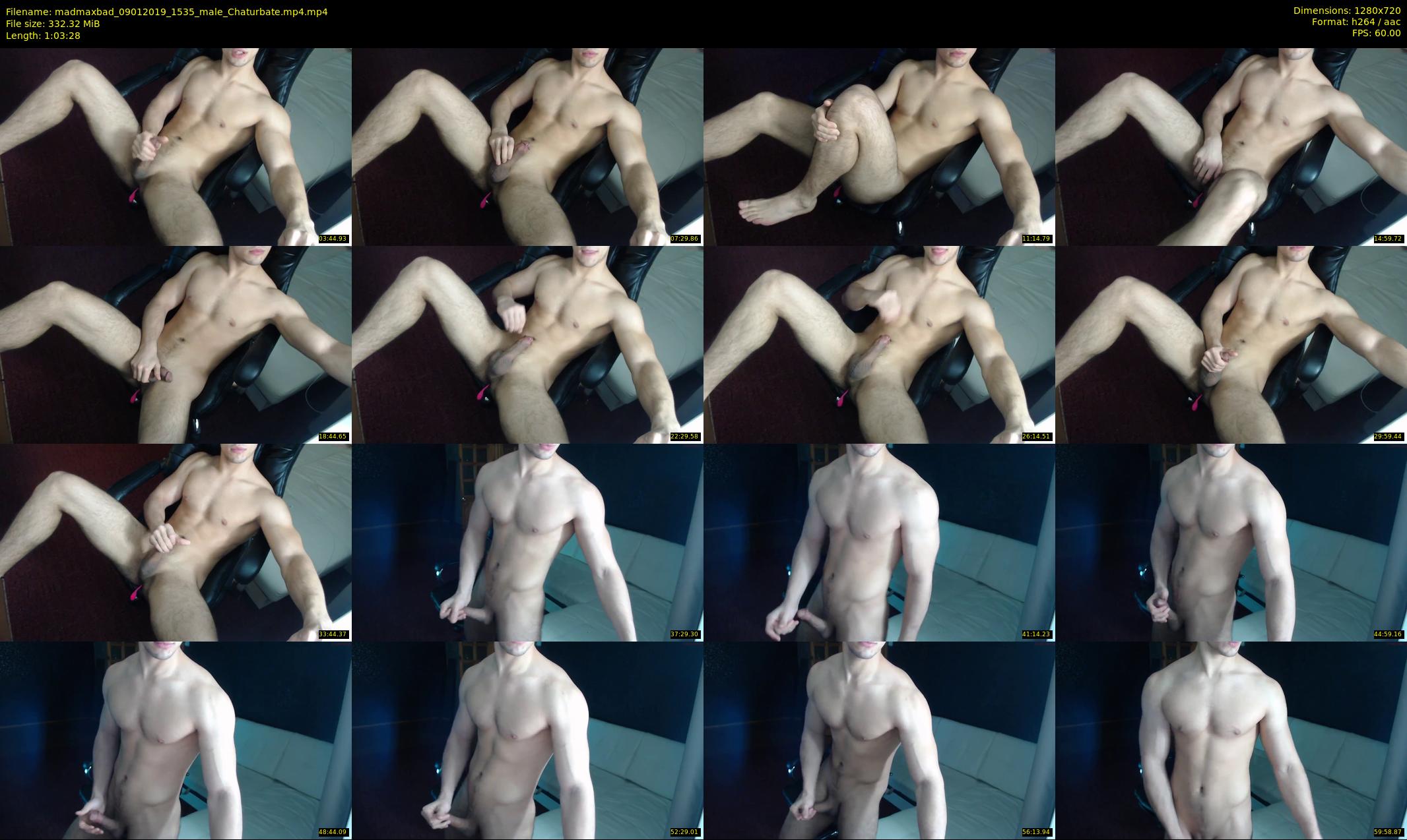 madmaxbad — 64 minute Chaturbate male cam show recording, 720p, Jan 9, 2019