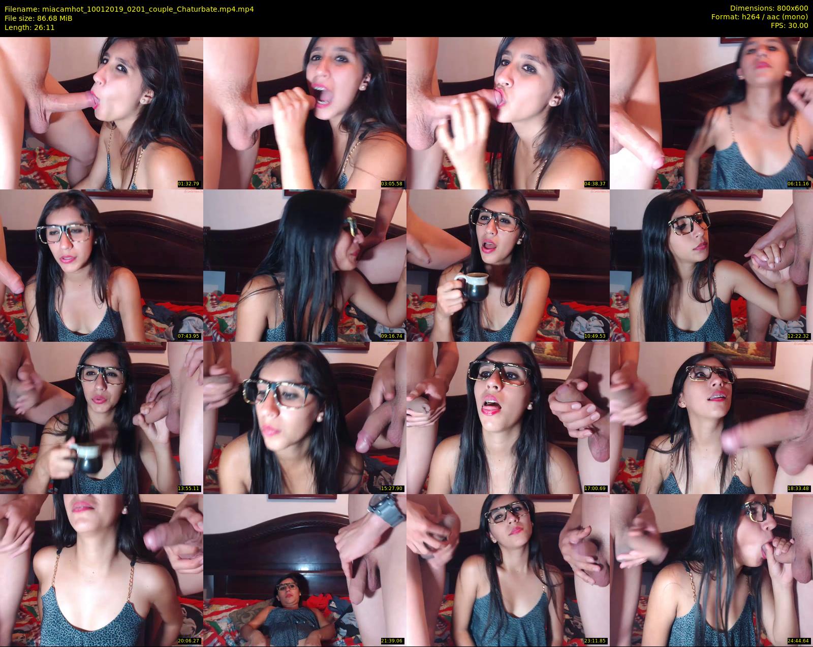 miacamhot — 27 minute Chaturbate couple cam show recording, 480p, Jan 10, 2019