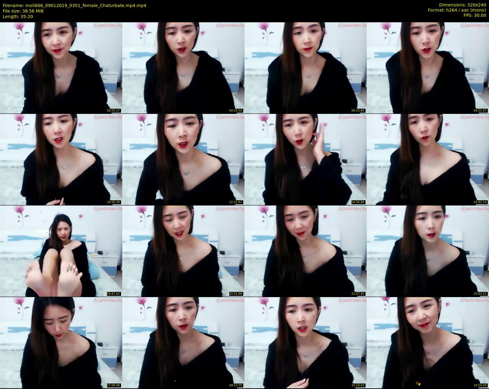 moli666 — 36 minute Chaturbate female cam show recording, SD, Jan 9, 2019