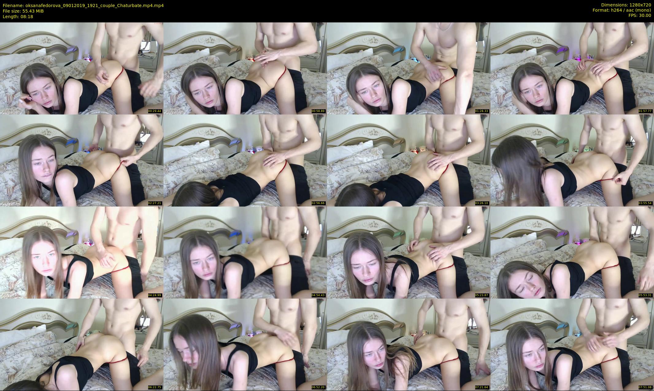 oksanafedorova — 9 minute Chaturbate female cam show recording, 720p, Jan 9, 2019
