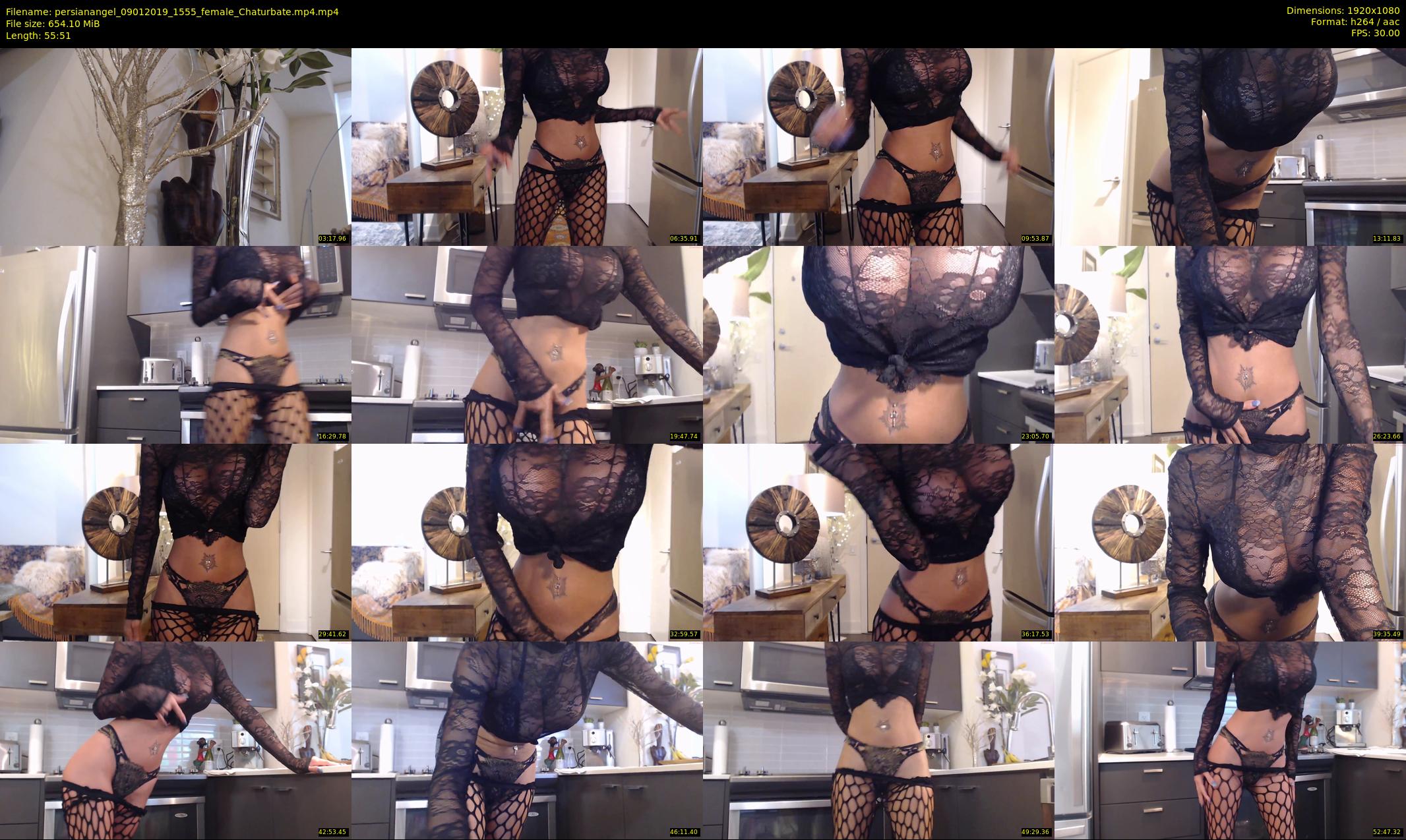persianangel — 56 minute Chaturbate female cam show recording, 1080p, Jan 9, 2019