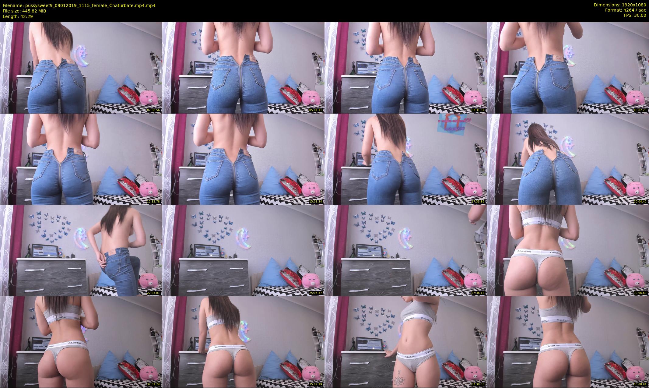pussysweet9 — 43 minute Chaturbate female cam show recording, 1080p, Jan 9, 2019