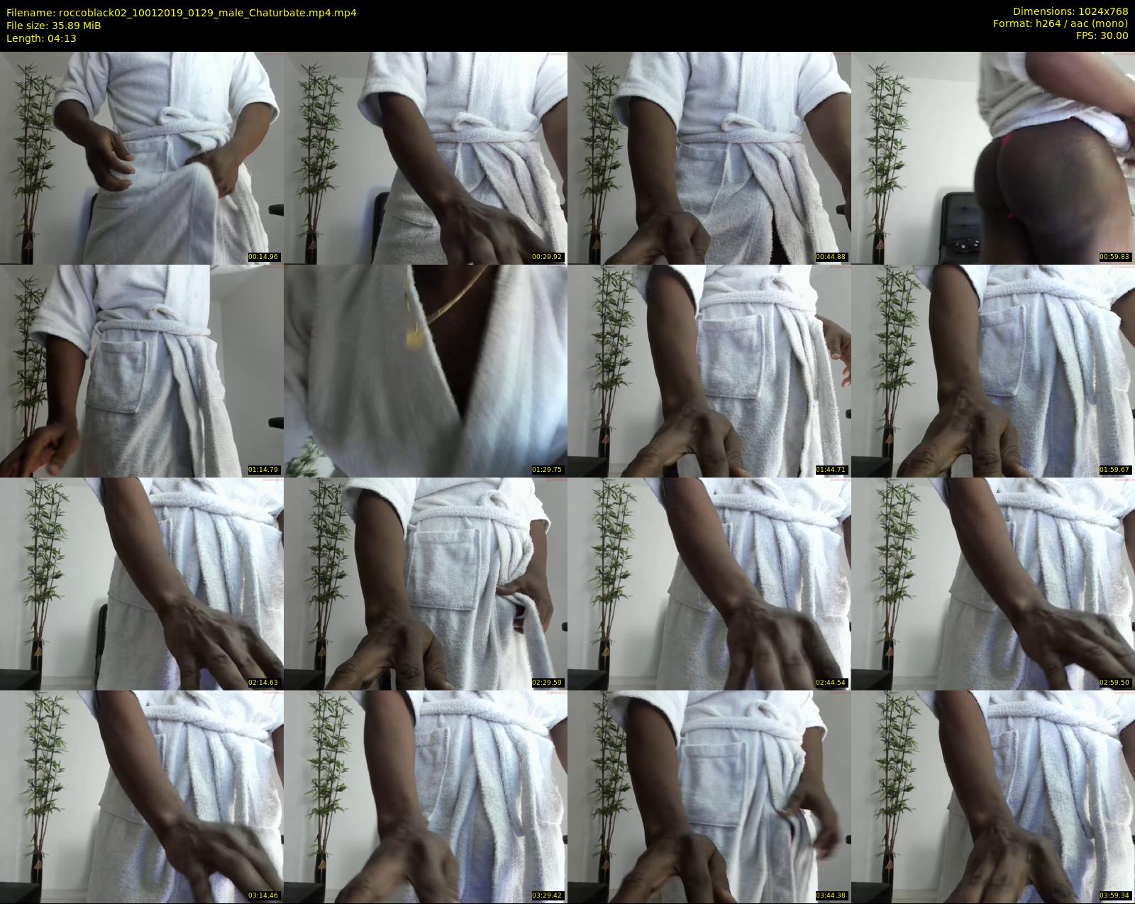 roccoblack02 — 5 minute Chaturbate male cam show recording, 720p, Jan 10, 2019