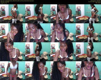sexyhotblack21 — 12 minute Chaturbate female cam show recording, SD, Jan 9, 2019