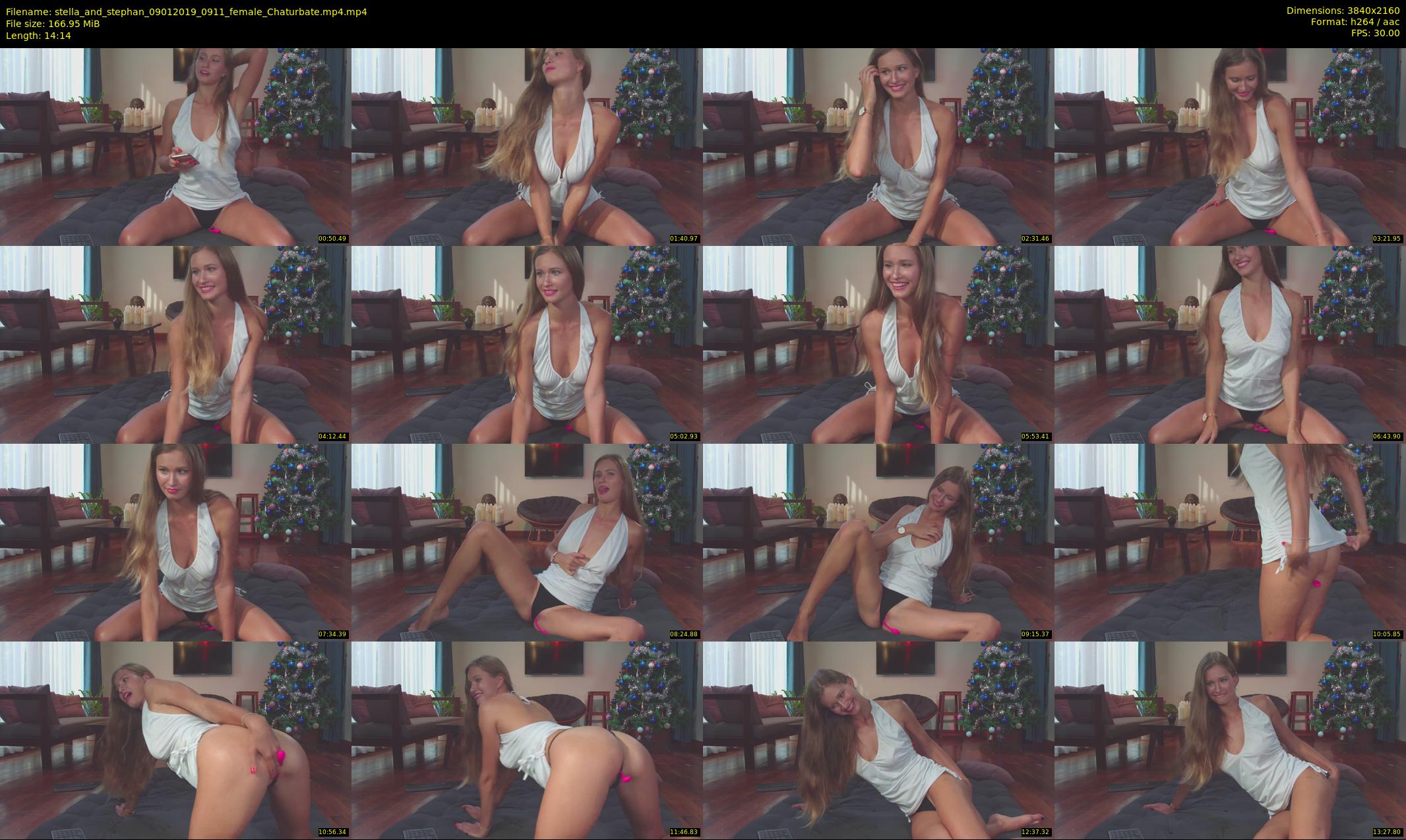 stella_and_stephan — 15 minute Chaturbate couple cam show recording, 4K, Jan 9, 2019