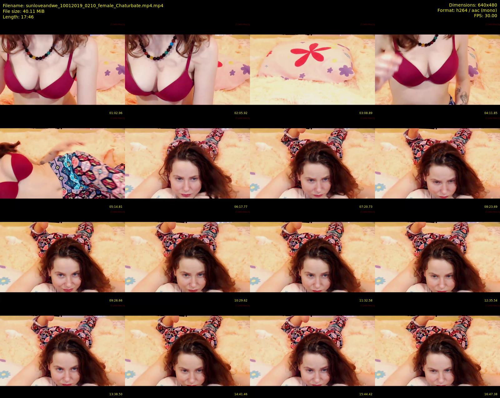 sunloveandwe — 18 minute Chaturbate female cam show recording, 480p, Jan 10, 2019