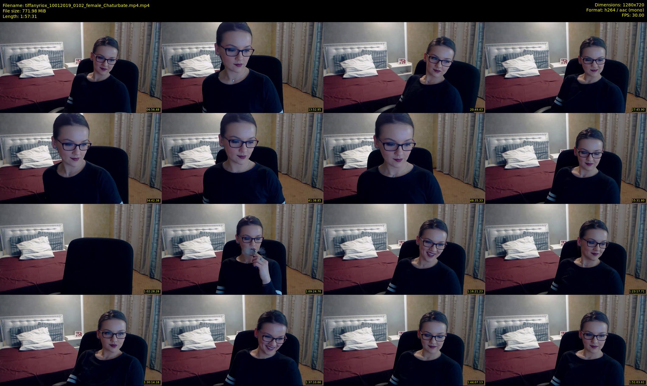 tiffanyriox — 118 minute Chaturbate female cam show recording, 720p, Jan 10, 2019