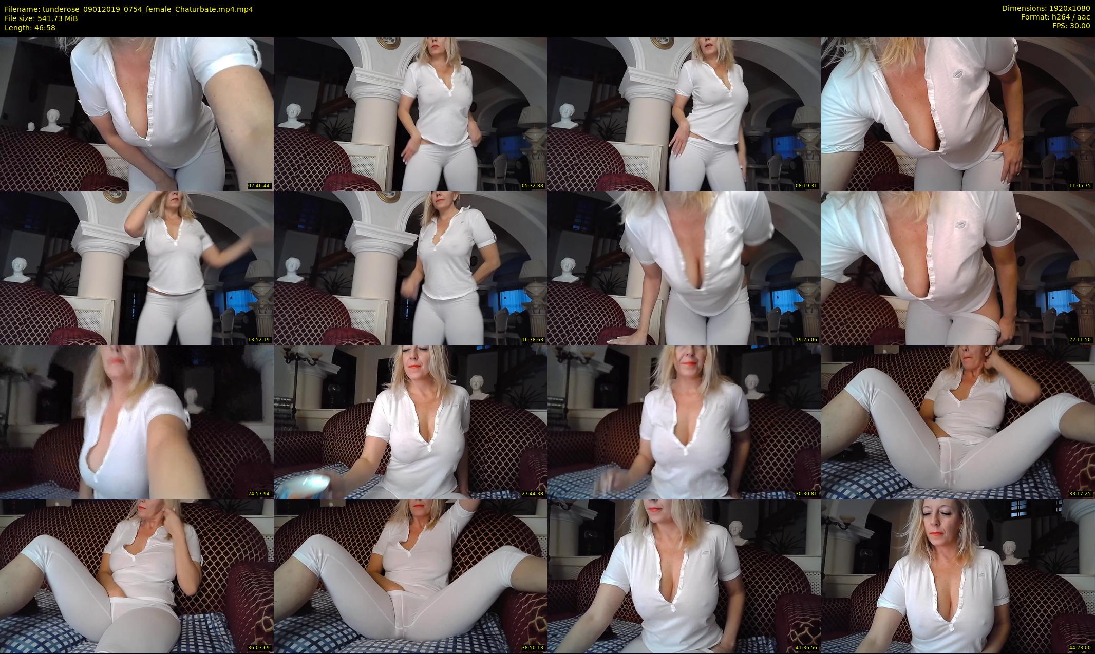 tunderose — 47 minute Chaturbate female cam show recording, 1080p, Jan 9, 2019