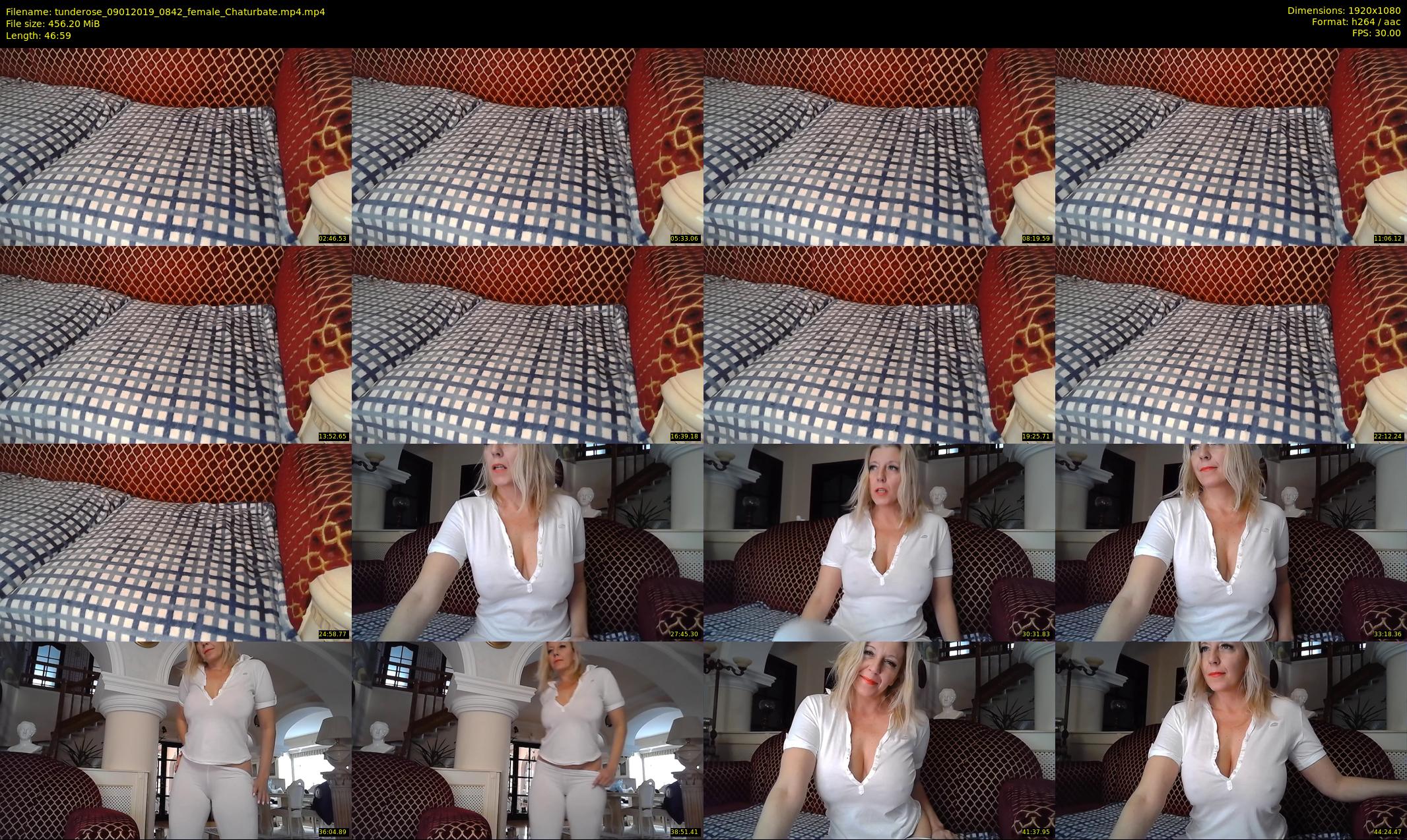 tunderose — 47 minute Chaturbate female cam show recording, 1080p, Jan 9, 2019