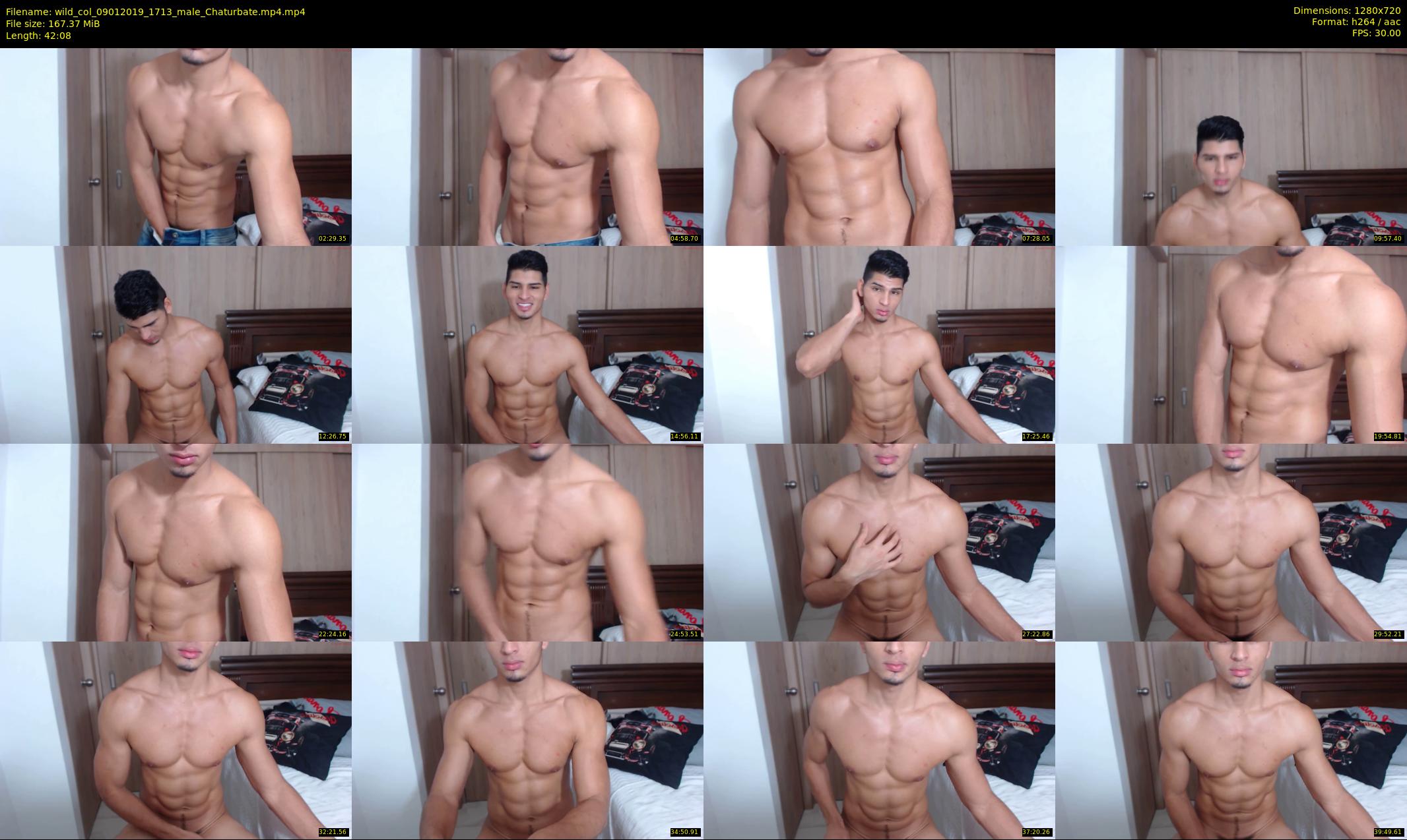 wild_col — 43 minute Chaturbate male cam show recording, 720p, Jan 9, 2019